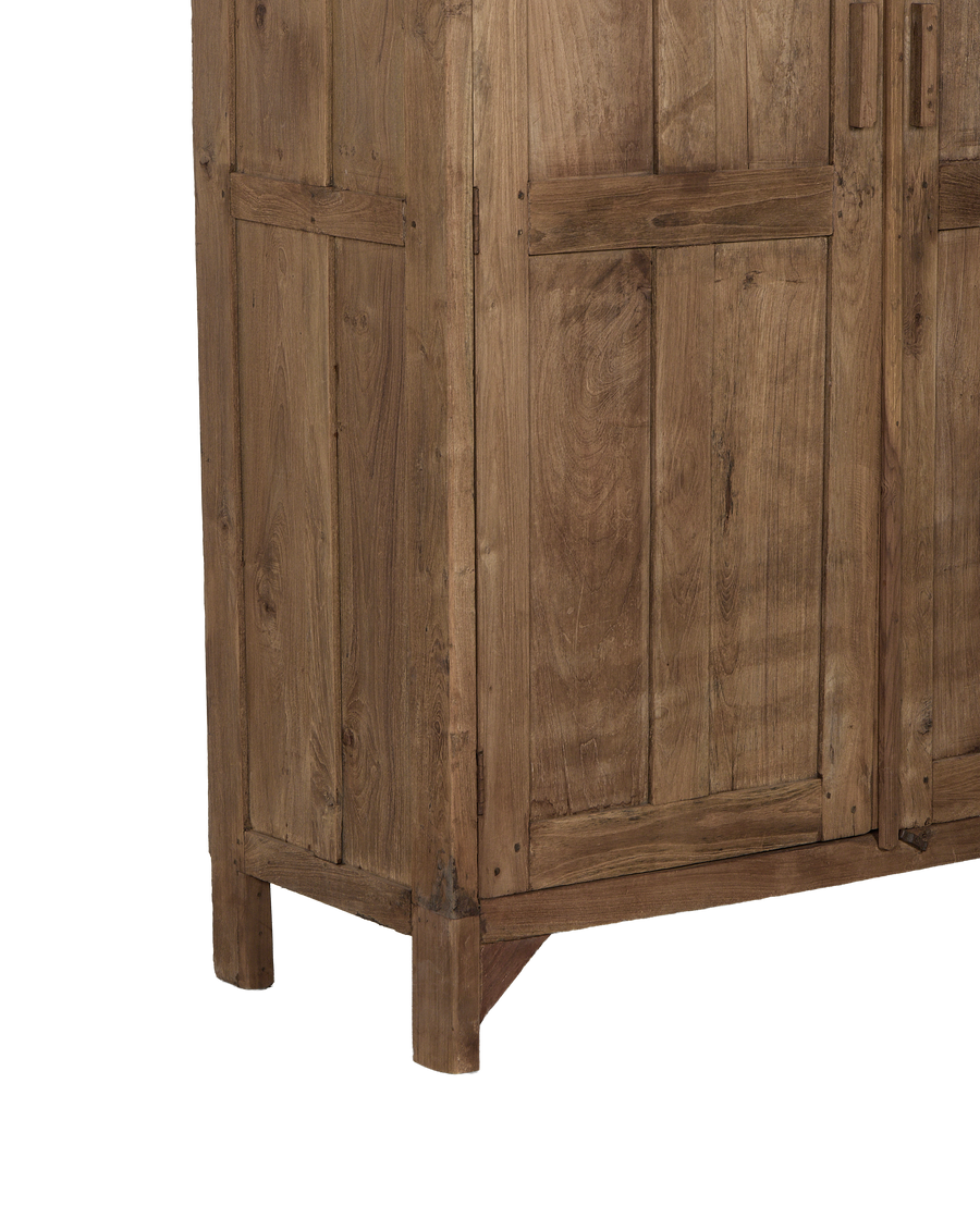 Wood Cabinet - Natural side view