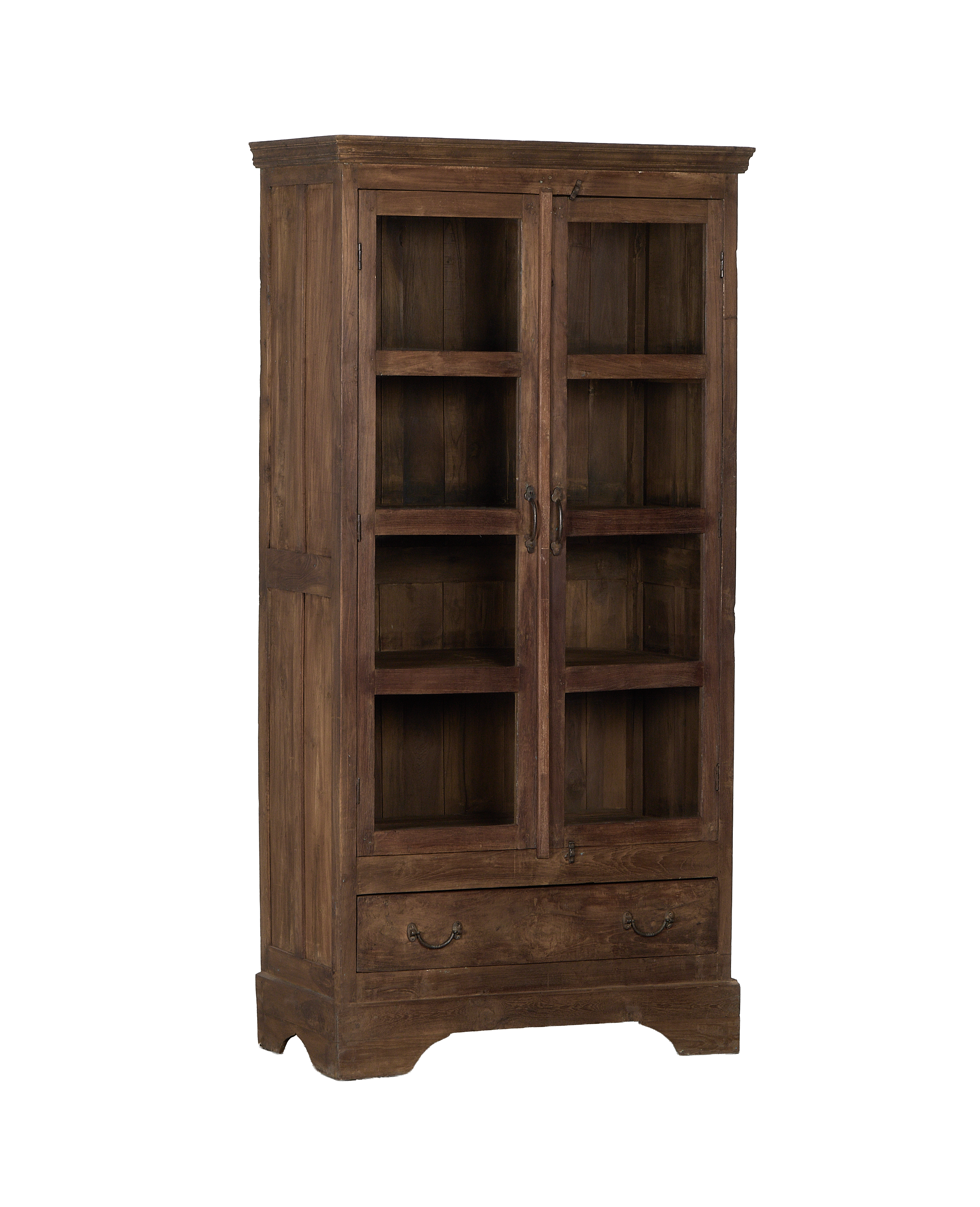Vintage Indian oak cabinet
