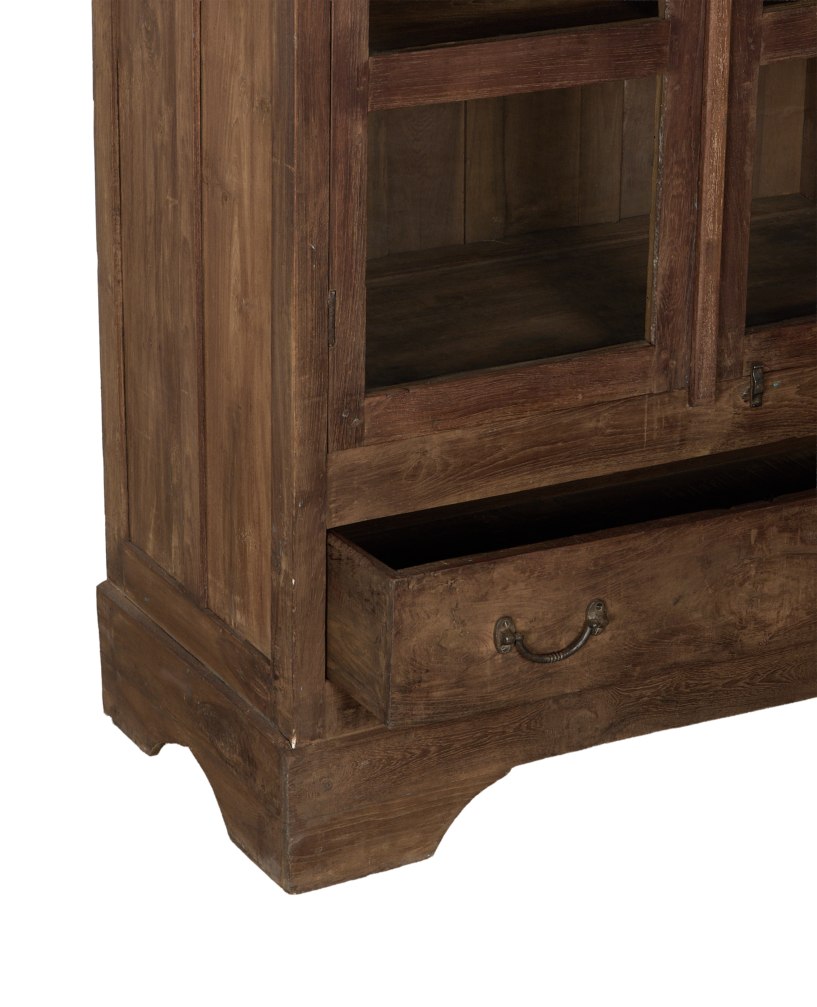 Vintage Indian oak cabinet