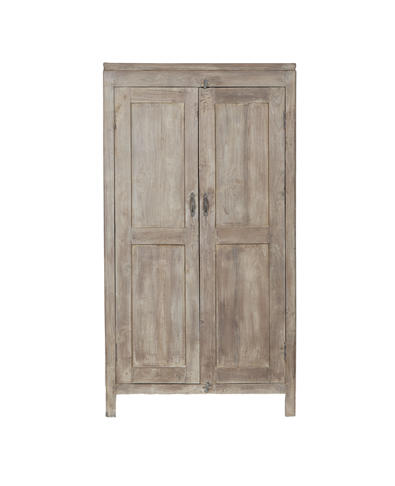 Wood Cabinet - Bleached