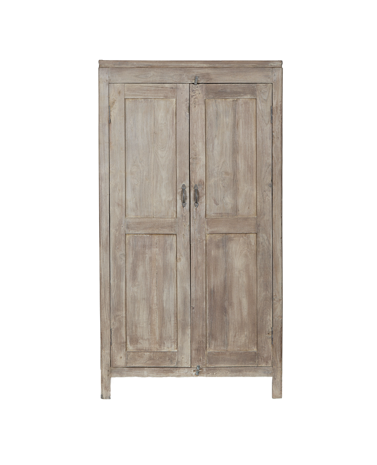Wood Cabinet - Bleached