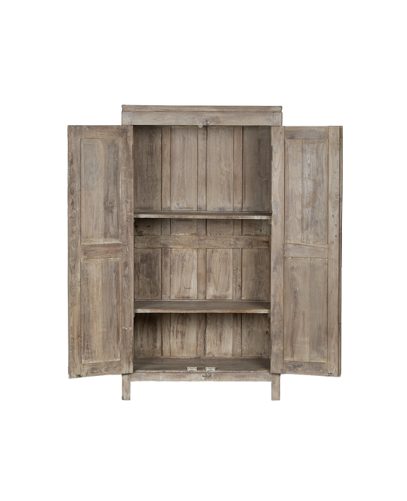 Wood Cabinet - Bleached