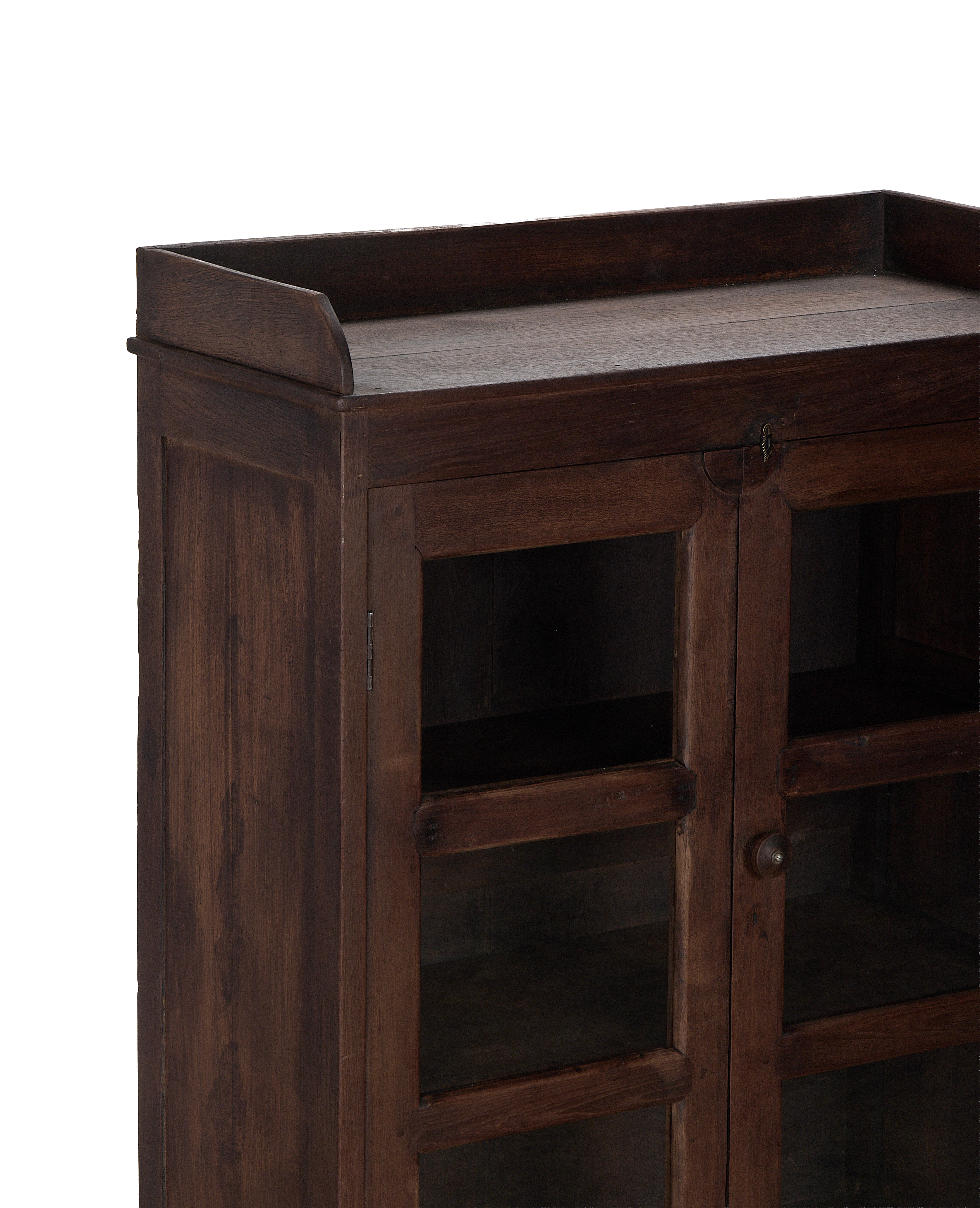 Wood Cabinet - Natural side view