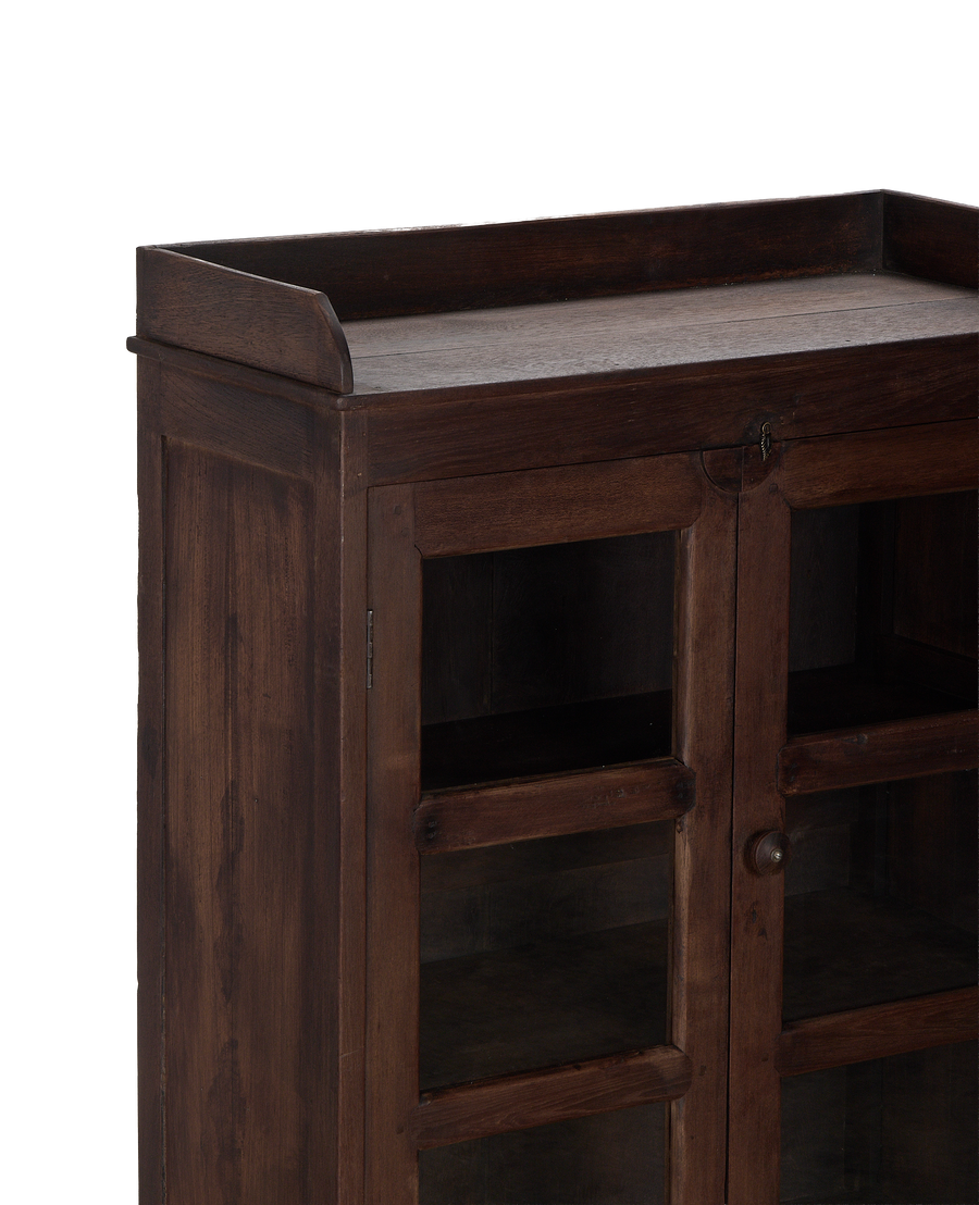 Wood Cabinet - Natural side view