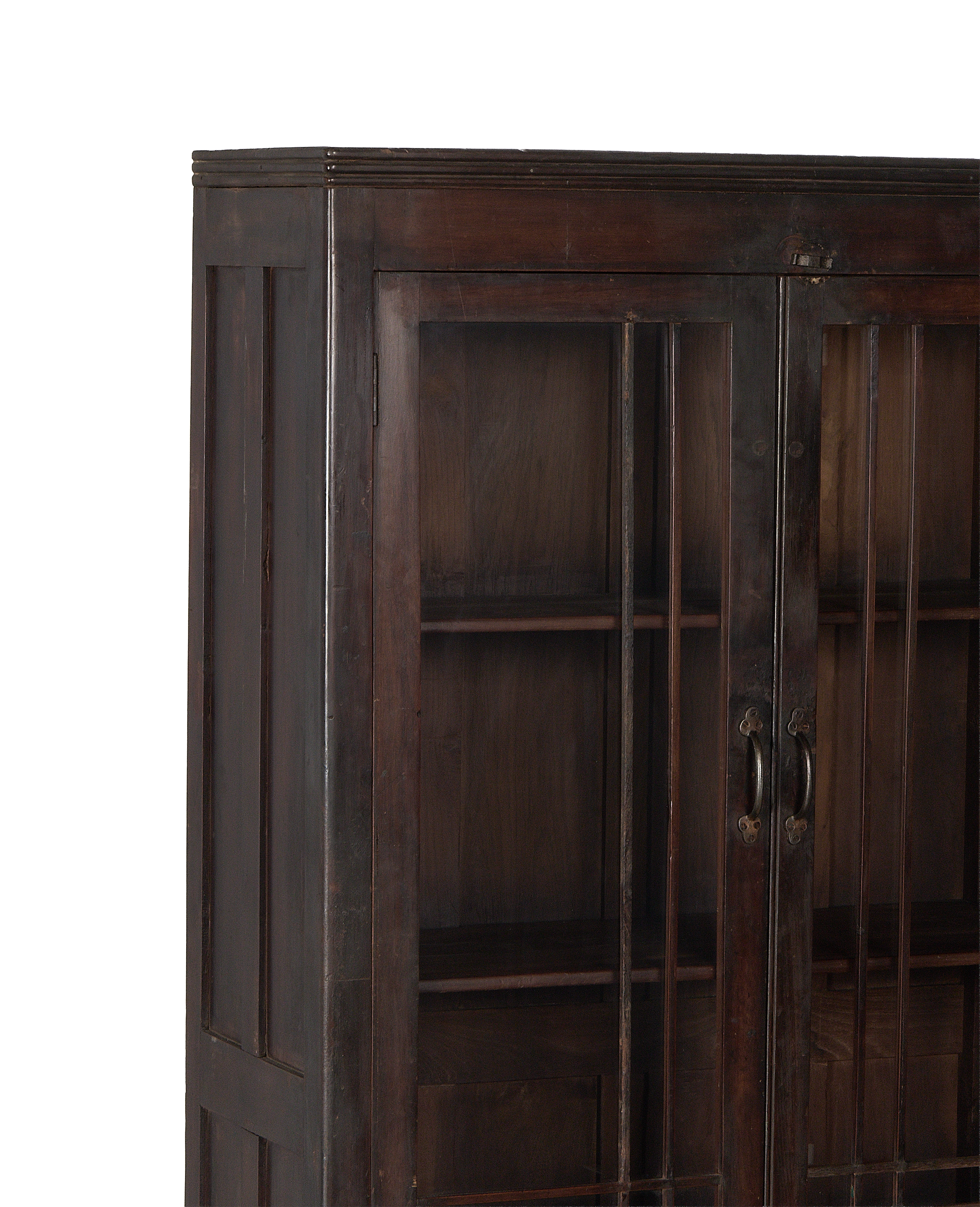 Vintage Indian oak cabinet