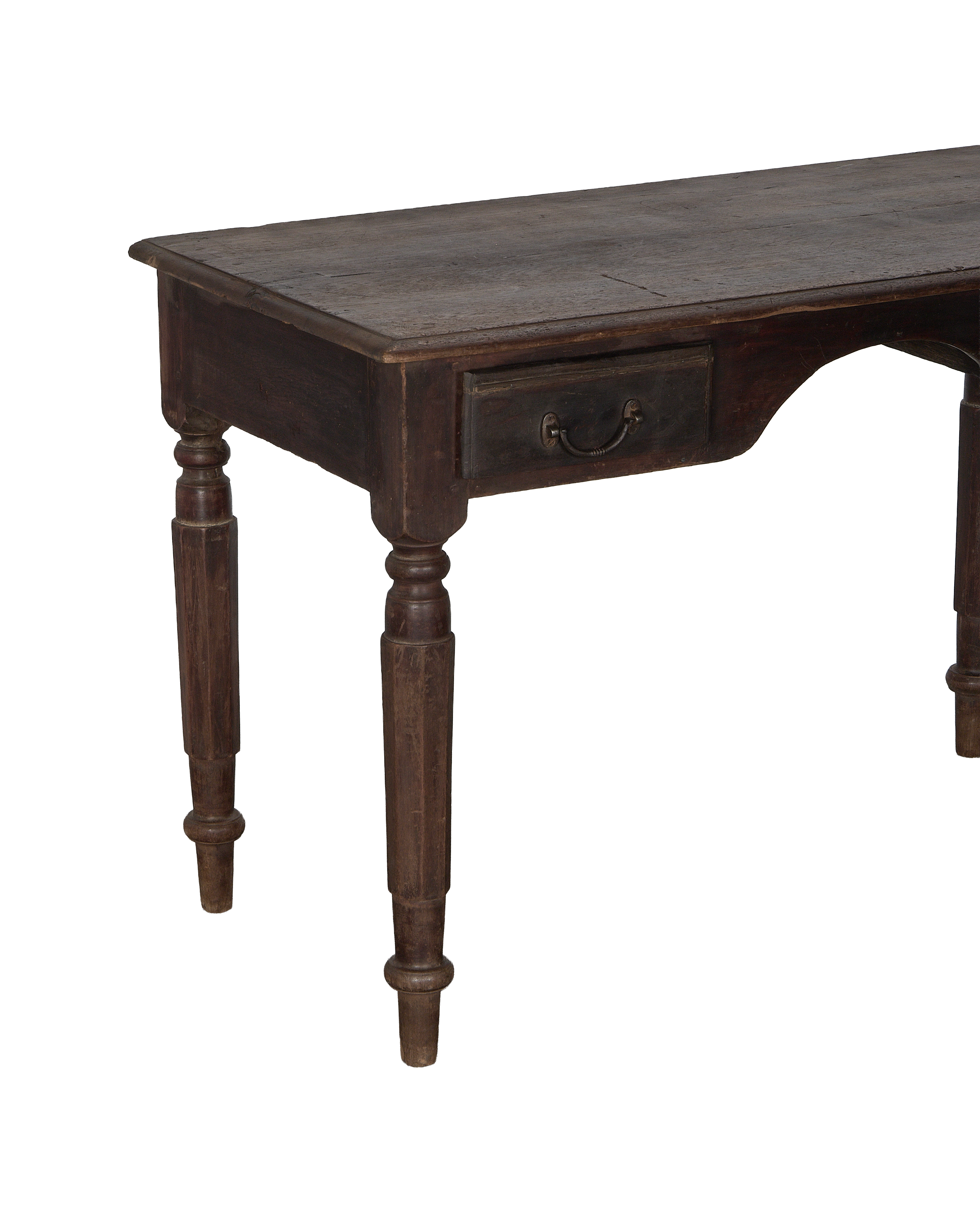 Vintage Indian oak desk