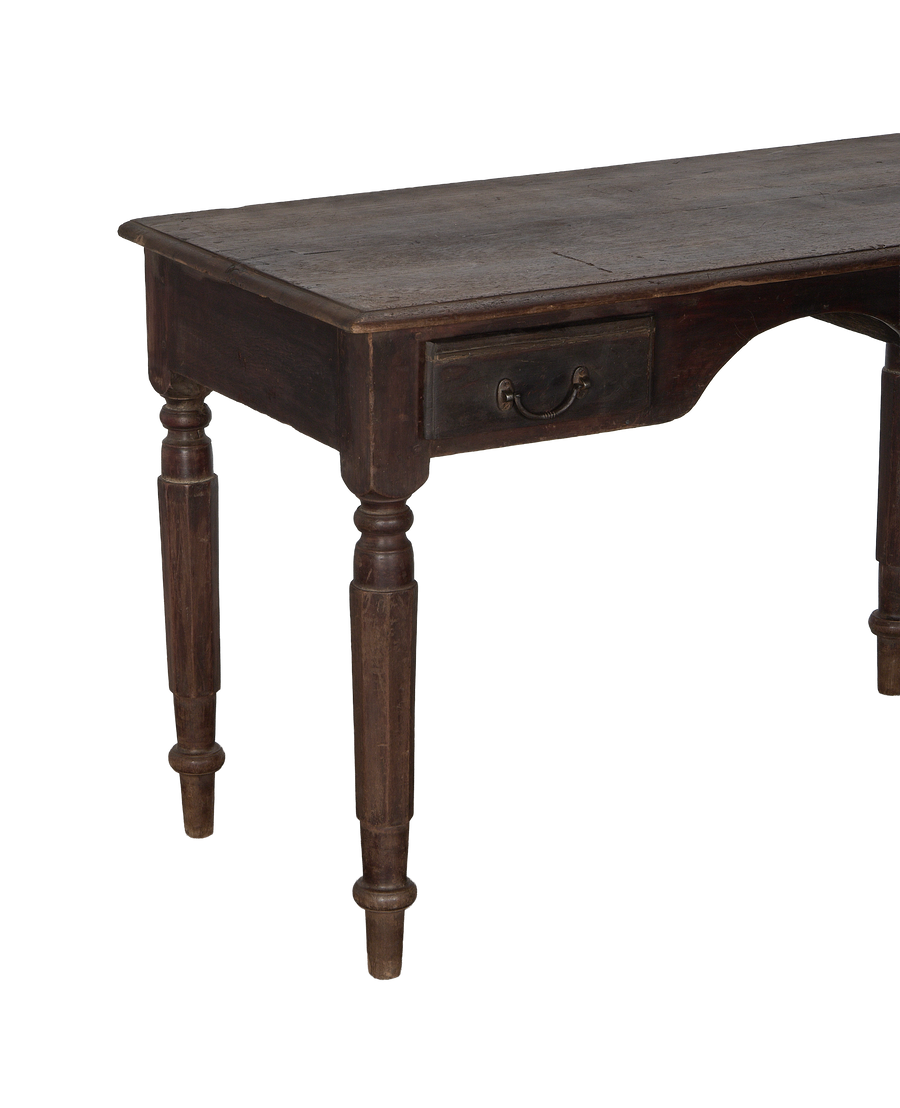 Vintage Indian oak desk