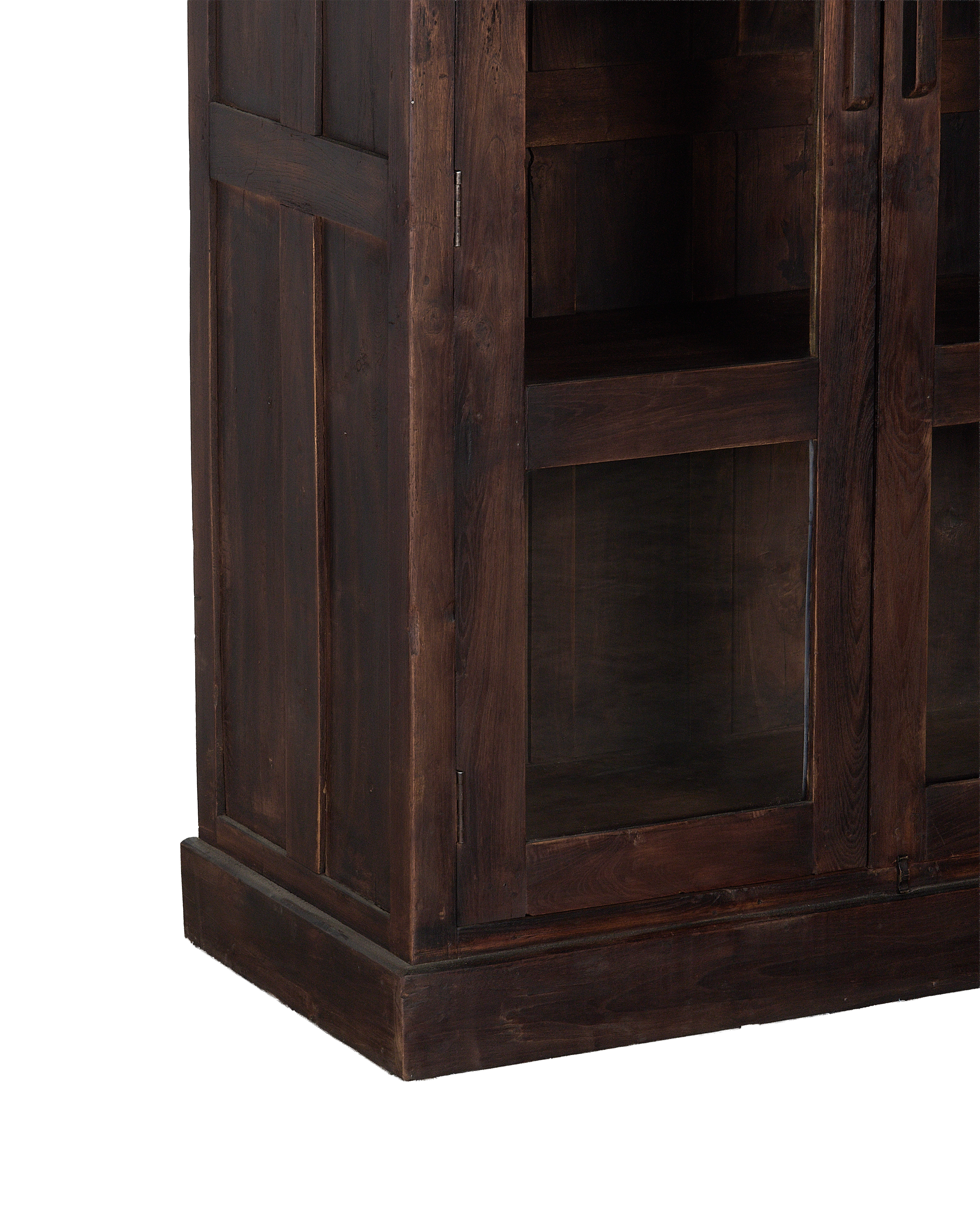Wood Cabinet - Stained side view