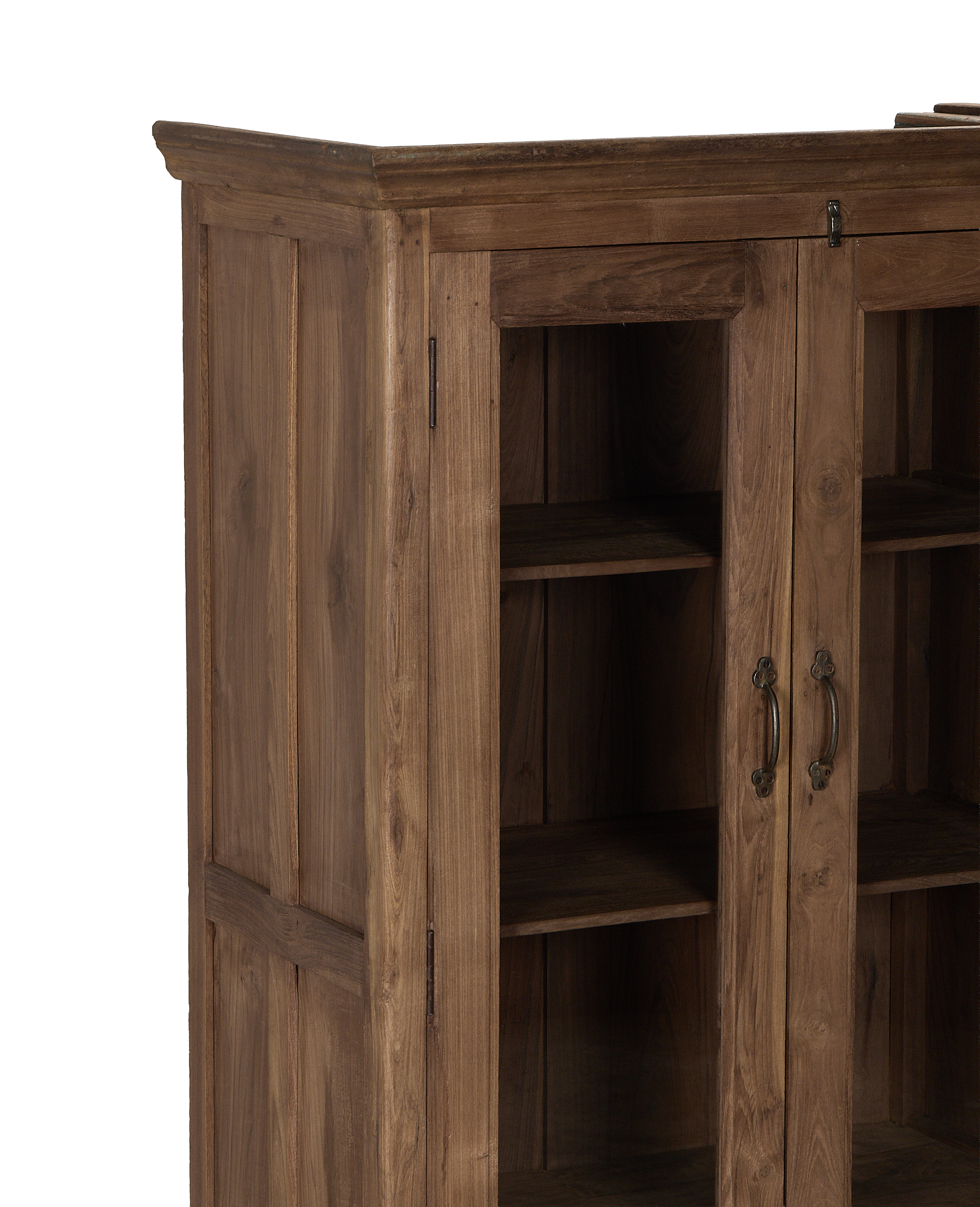 Wood Cabinet - Natural side view