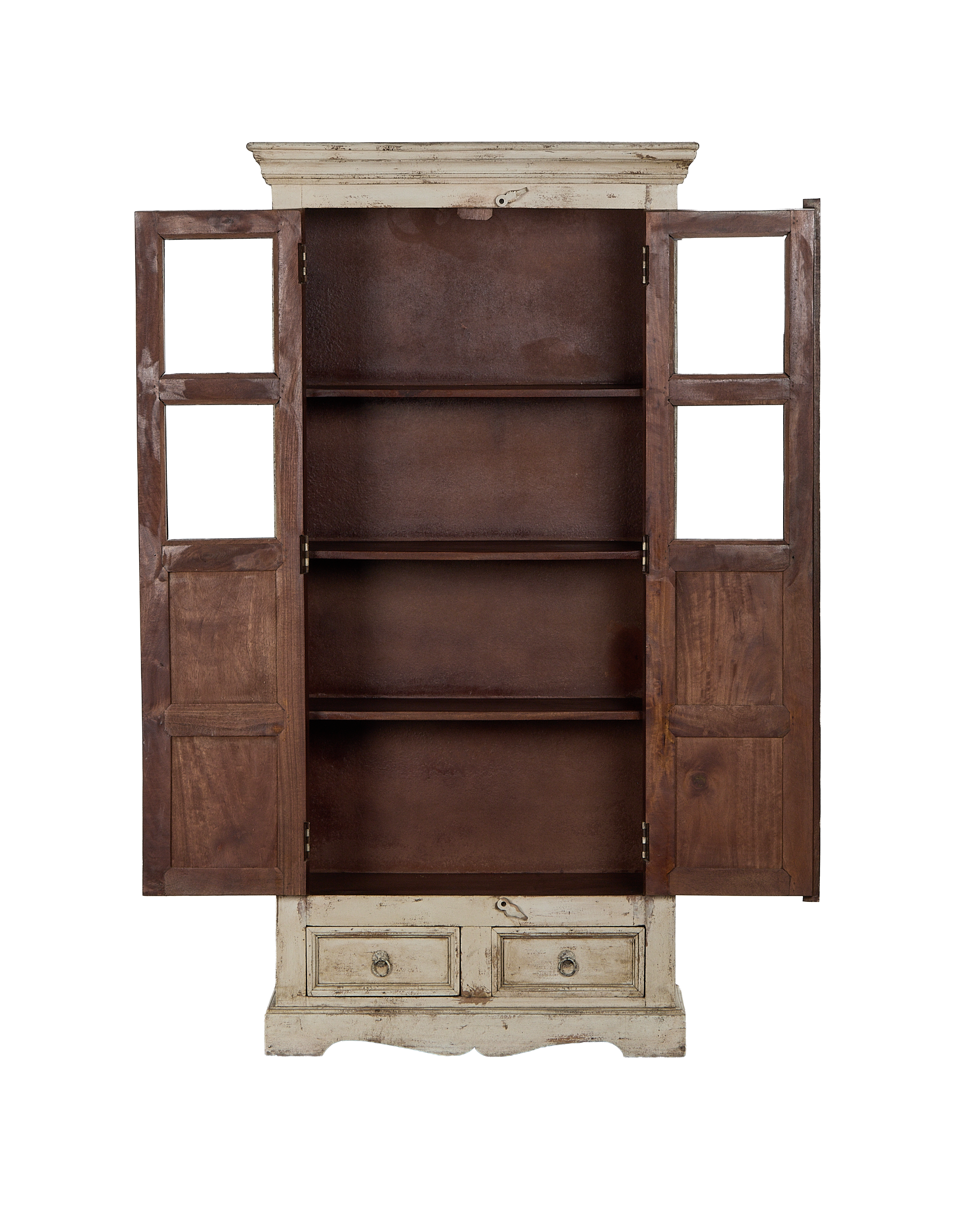 Vintage painted oak