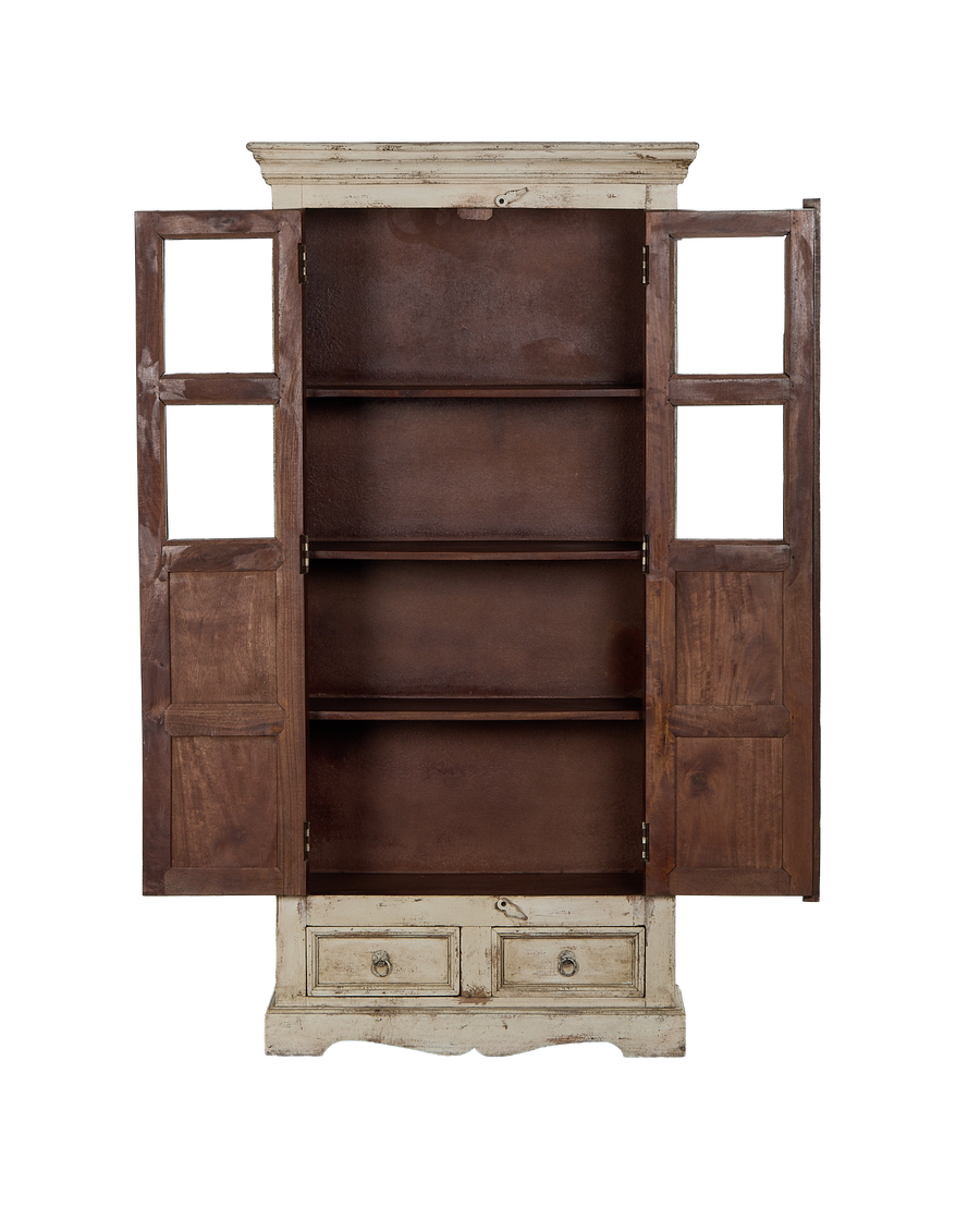 Vintage painted oak