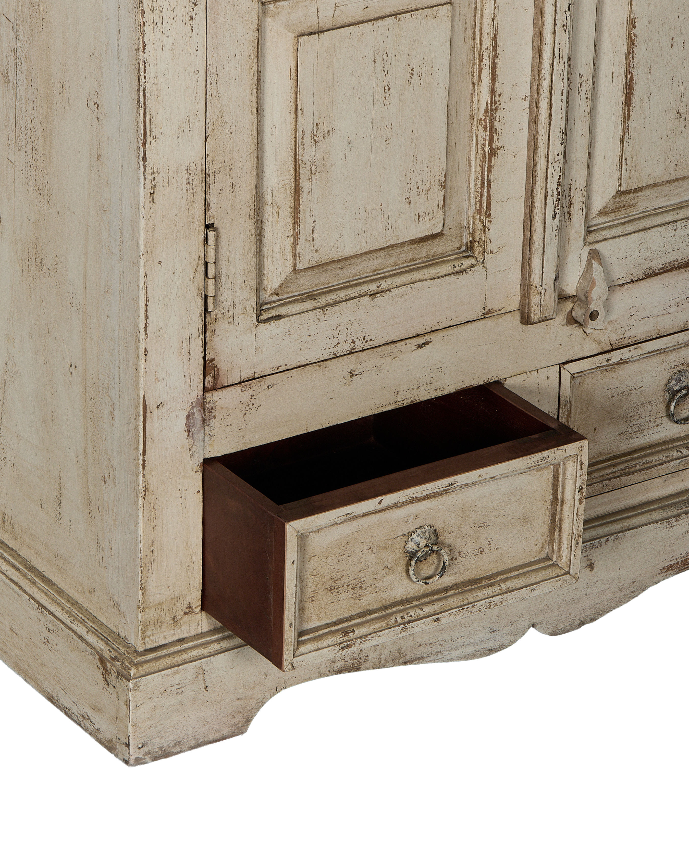 Wood Cabinet - Painted side view