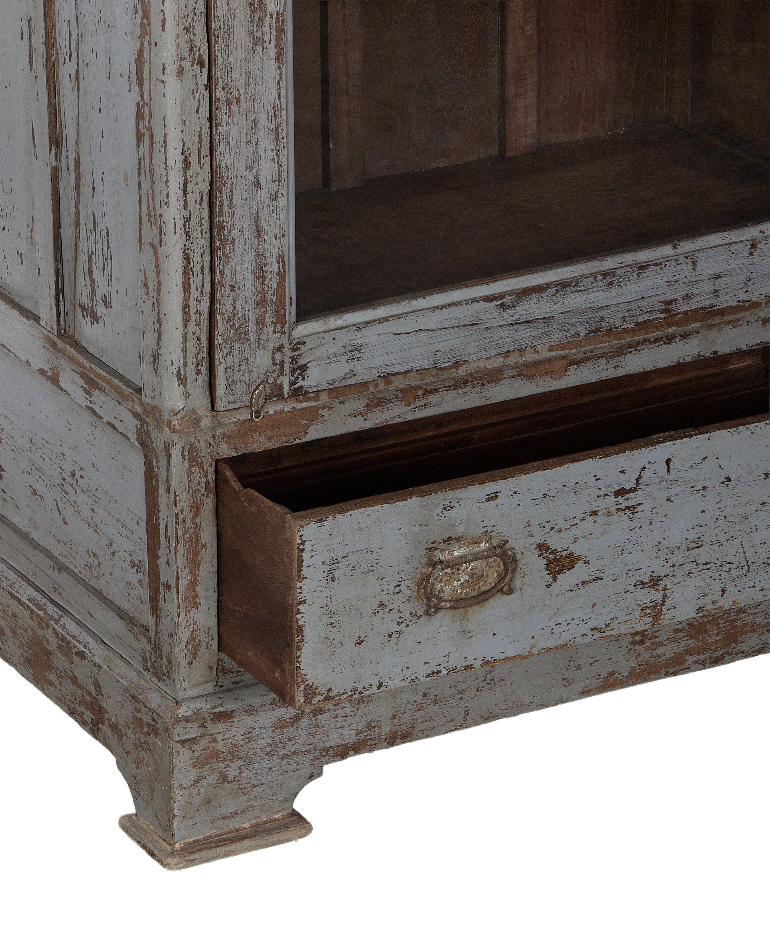 Wood Cabinet - Painted side view