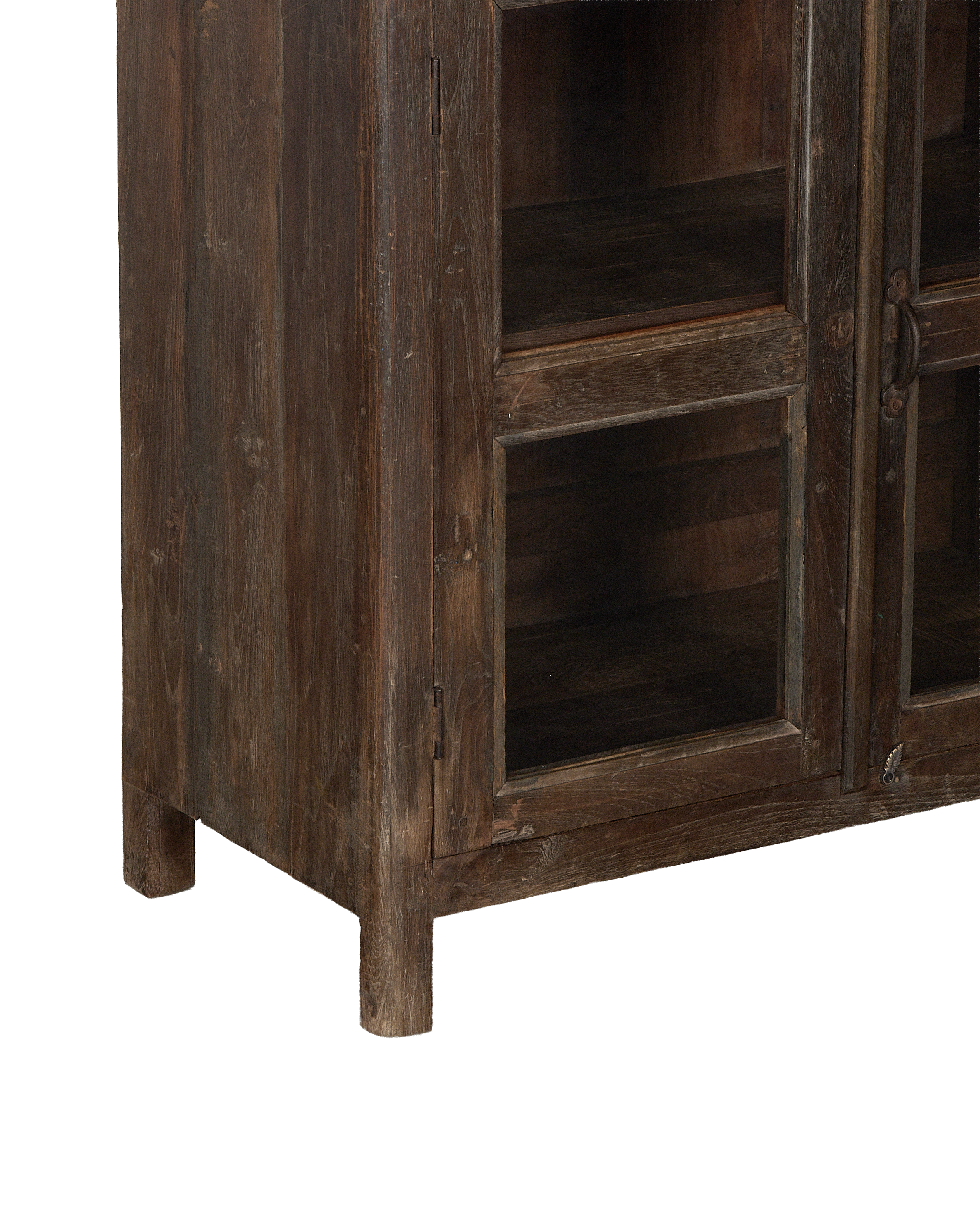 Wood Cabinet - Natural side view