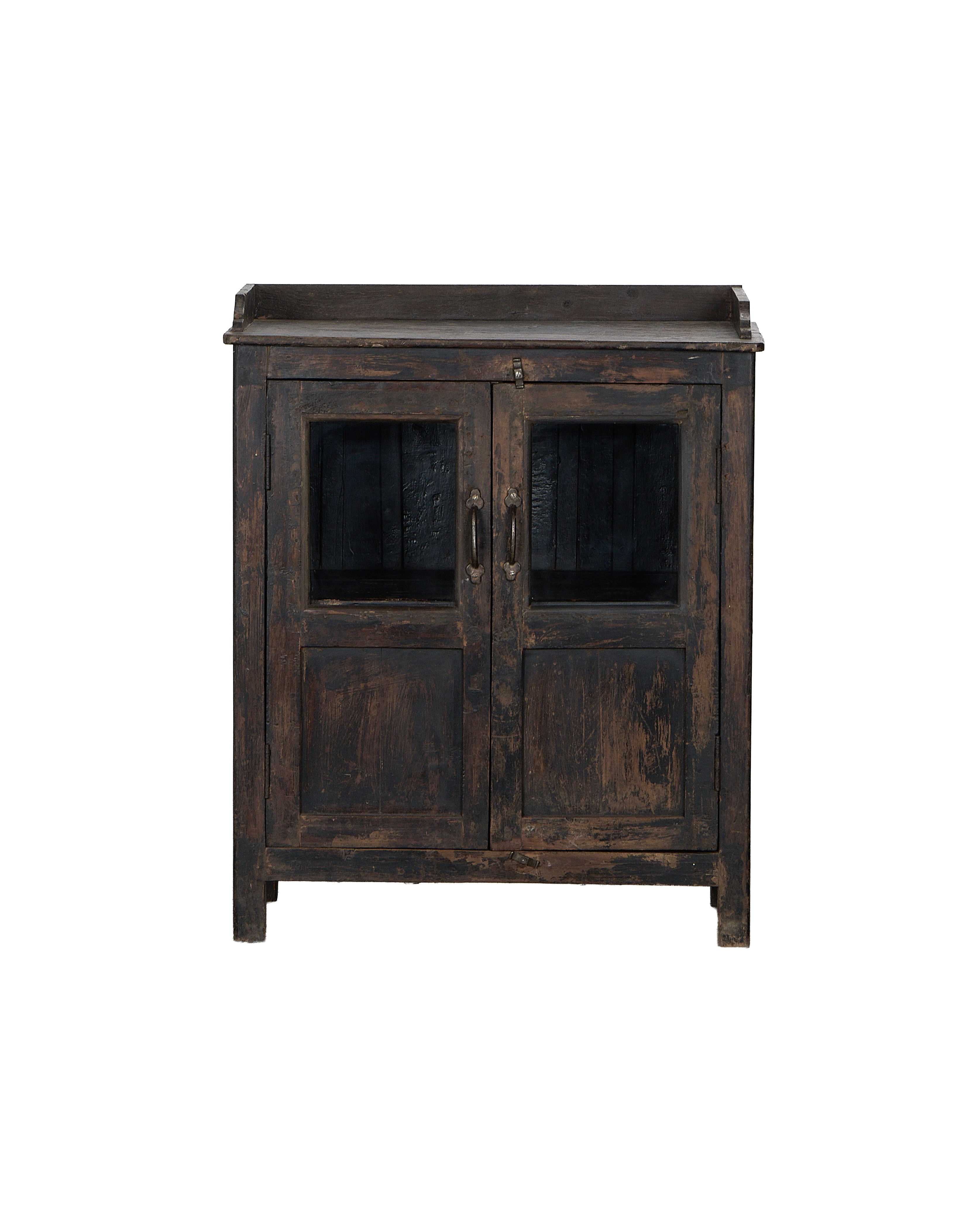 Wood Cabinet - Natural - oak - from India - vintage