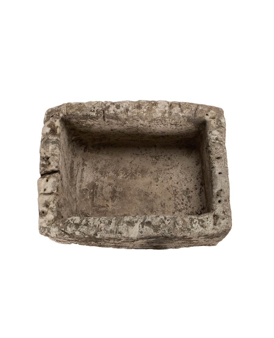 Vintage Indonesian limestone trough