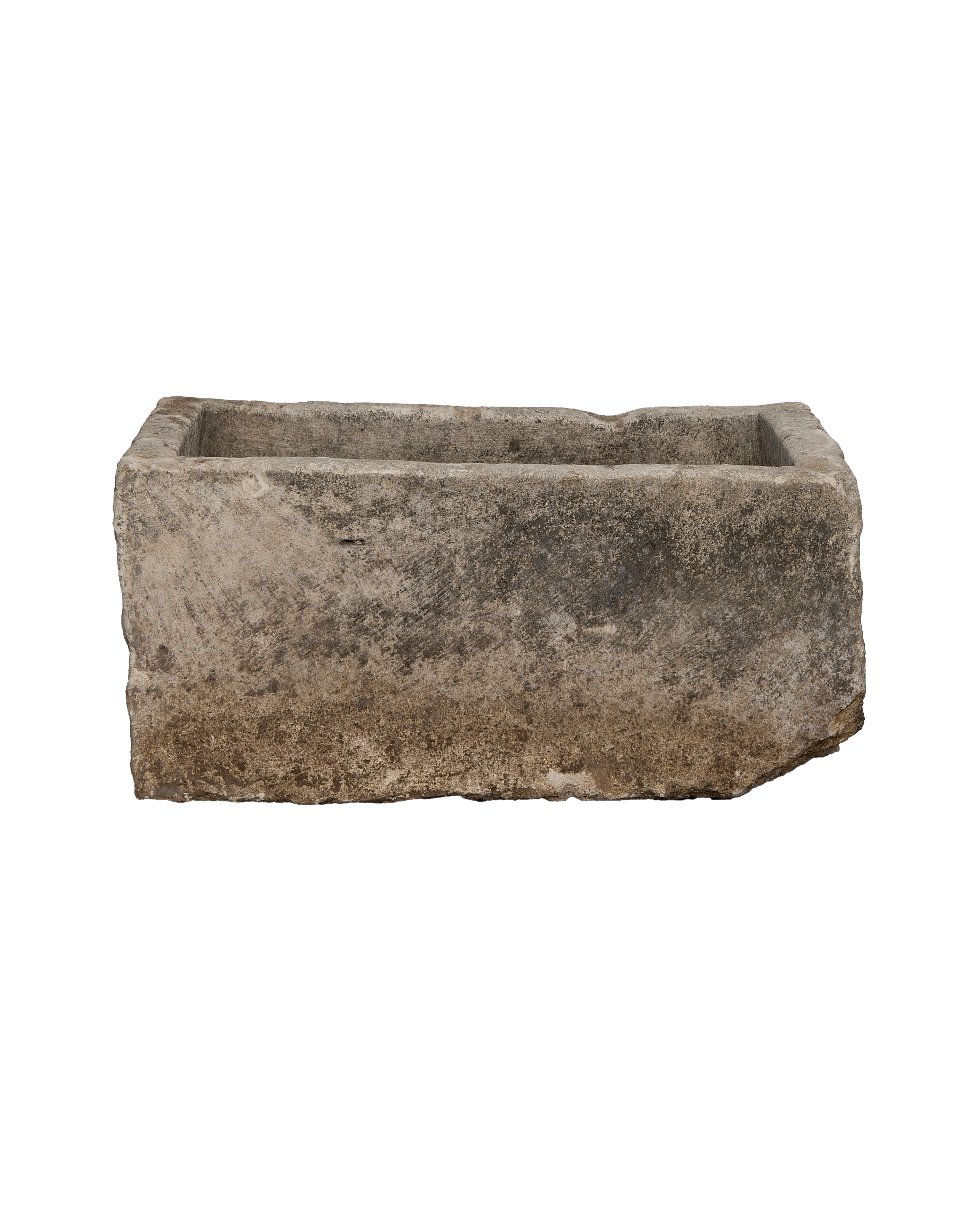 Limestone Trough - Rectangle alternate angle
