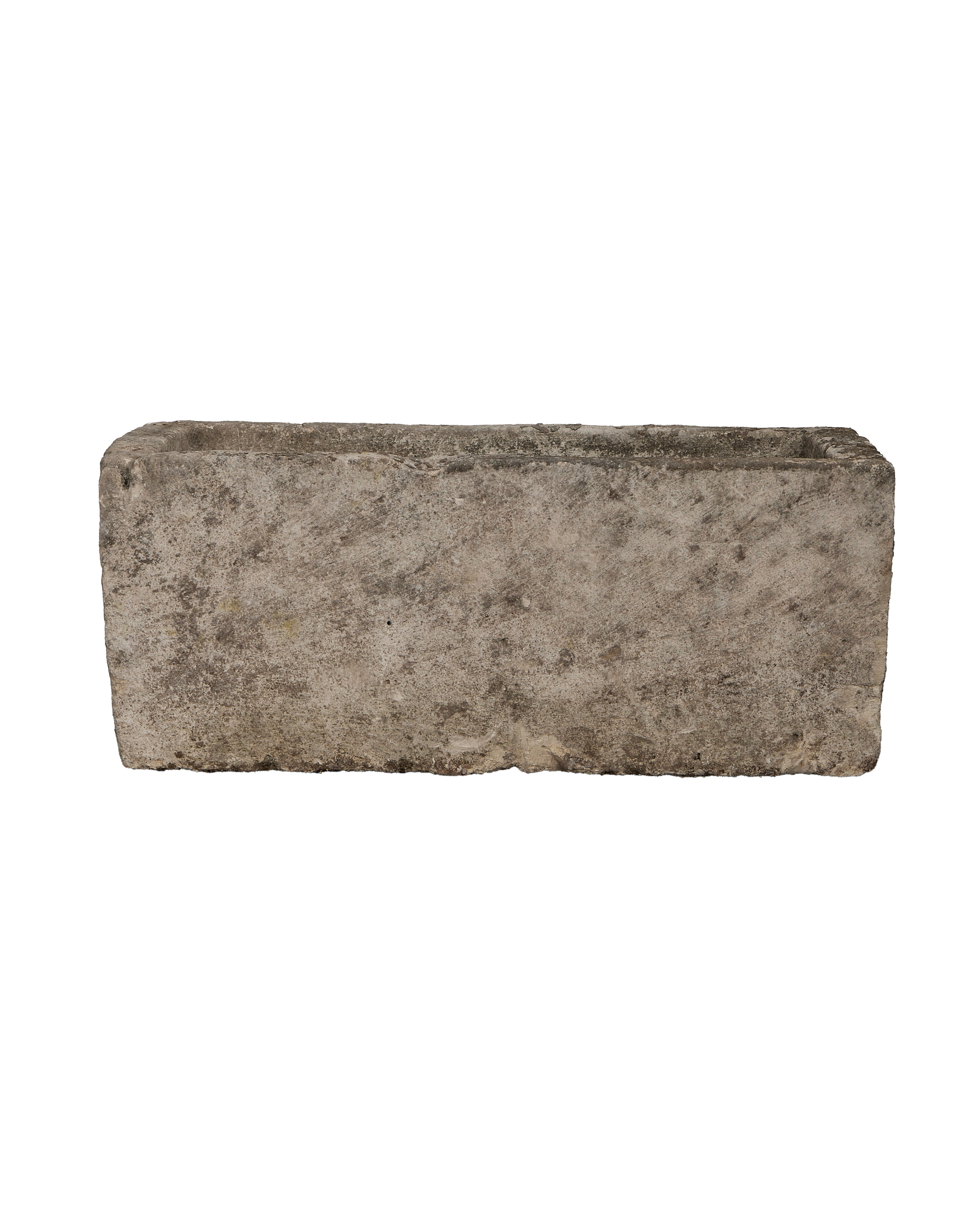 Limestone Trough - Rectangle - oak - from Indonesia - vintage