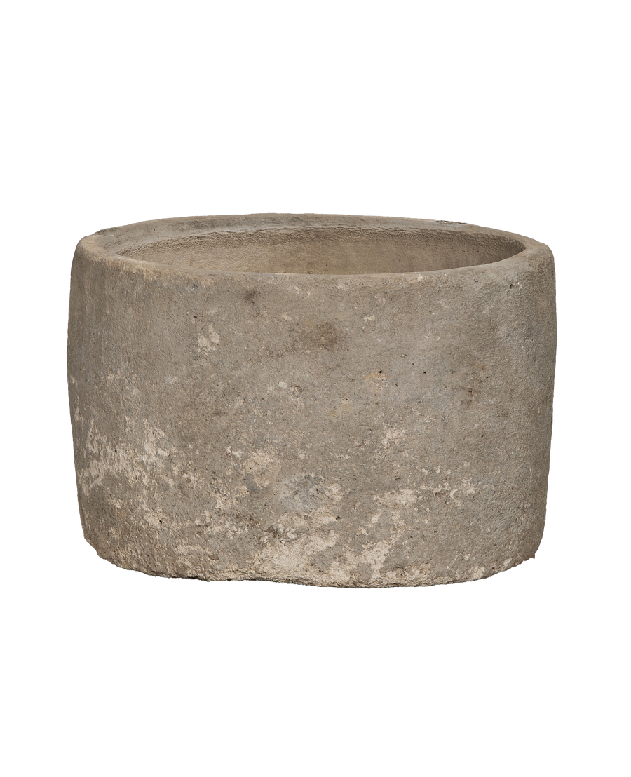 Vintage round limestone