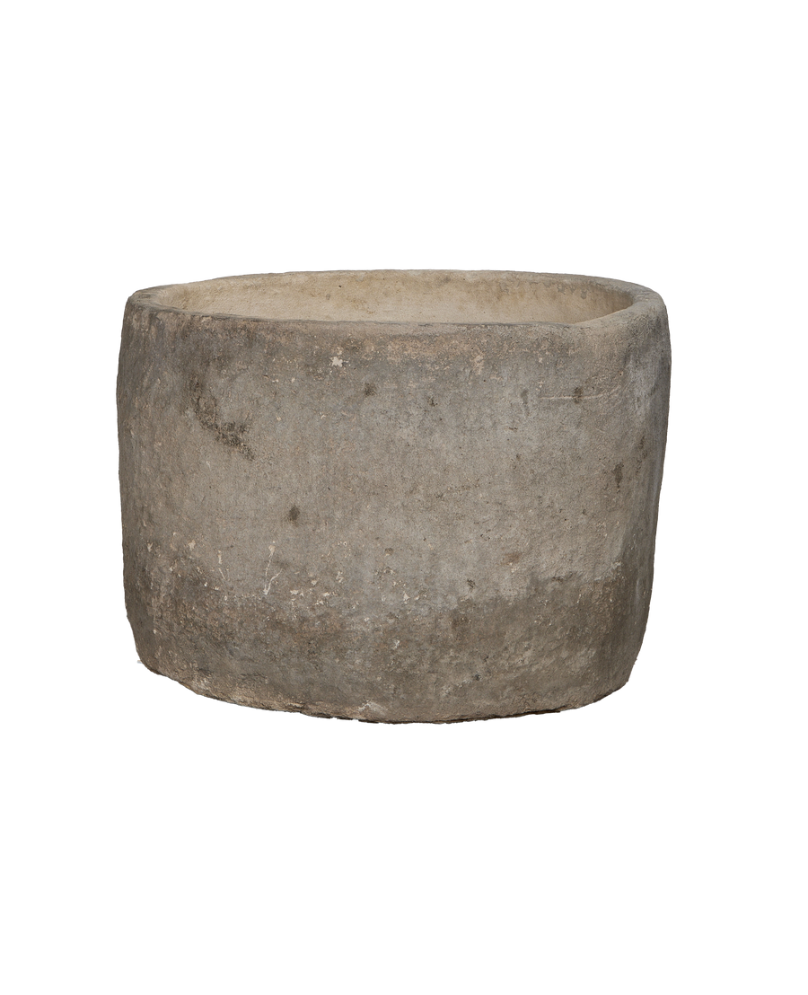 Vintage round limestone