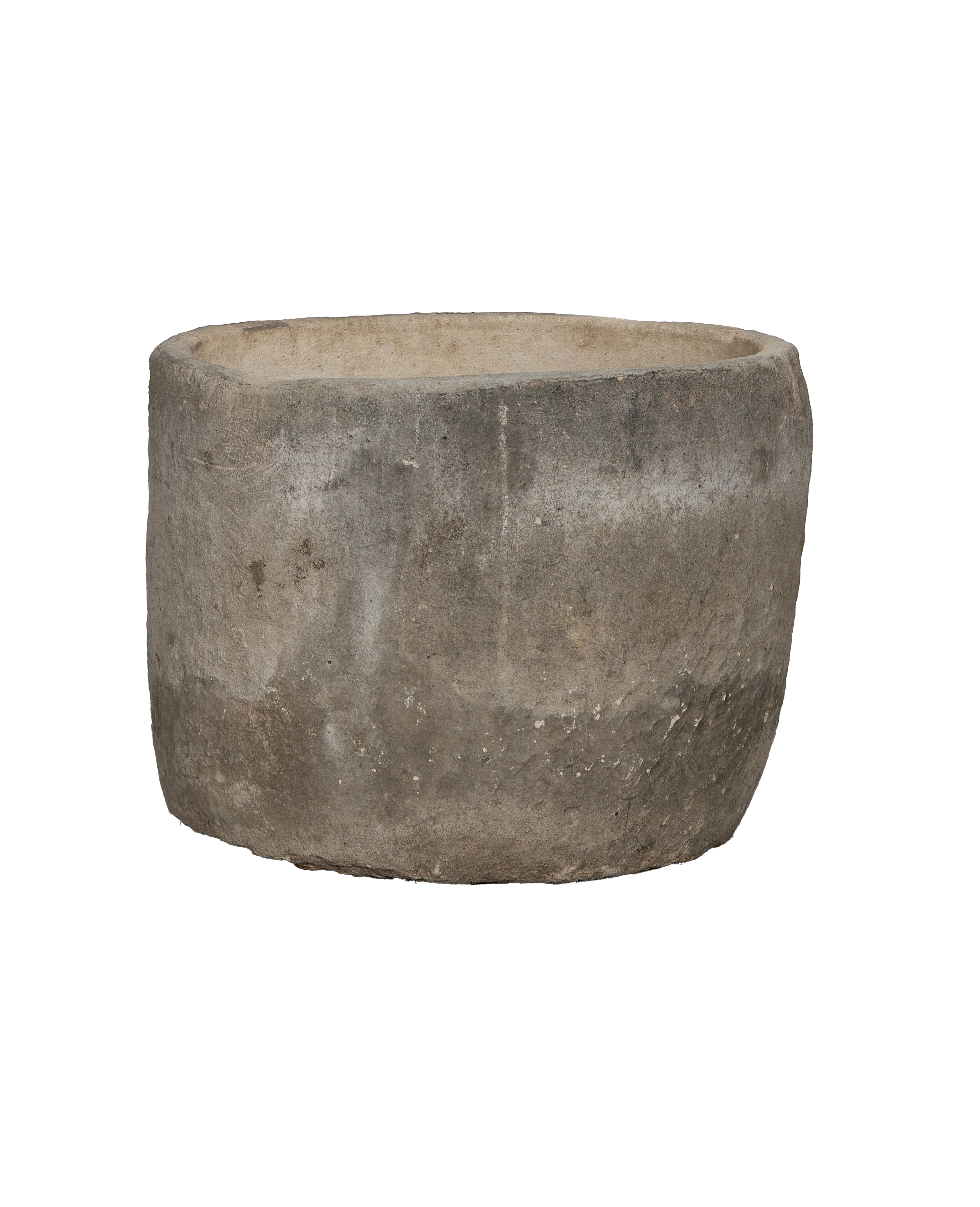 Vintage Indonesian round limestone