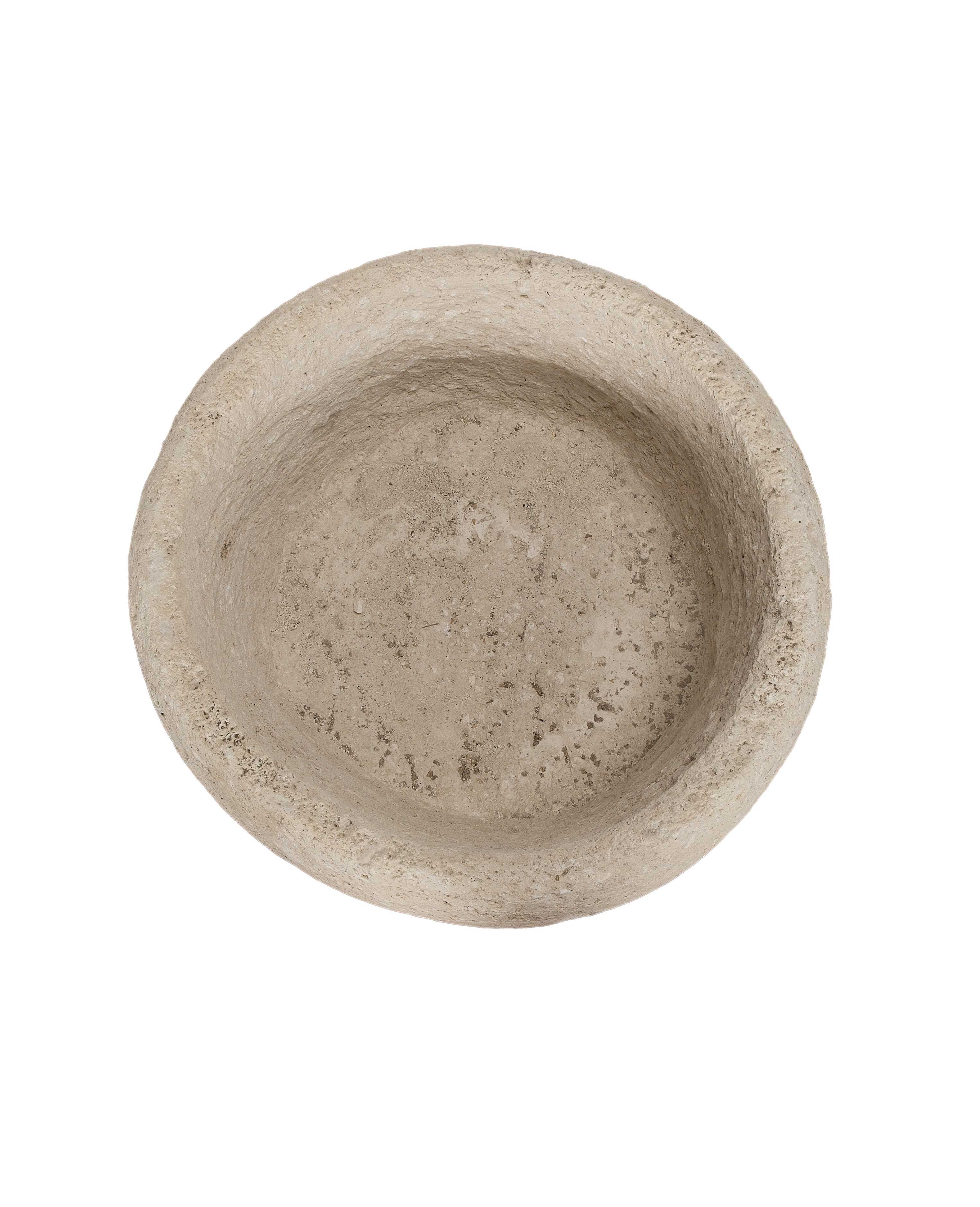 Vintage round Indonesian limestone