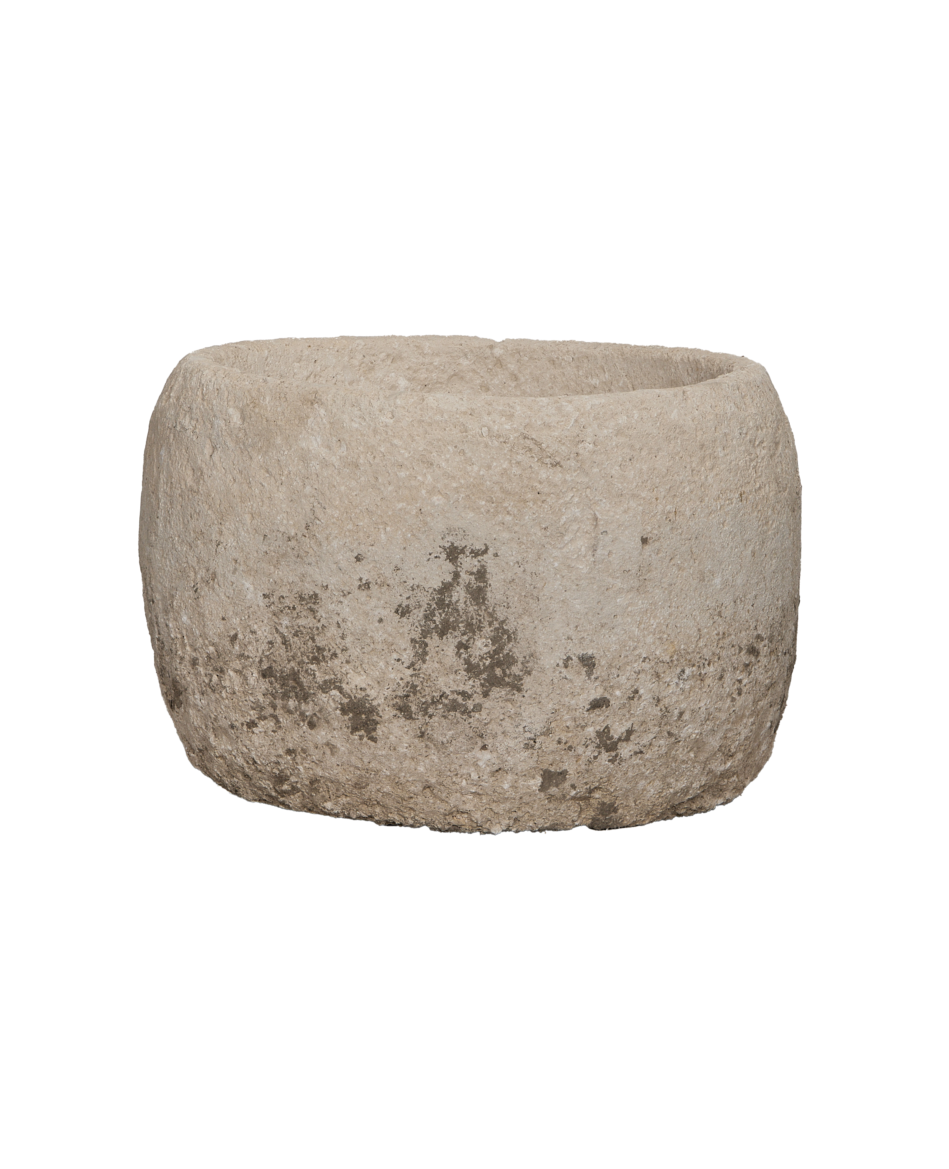 Vintage round limestone