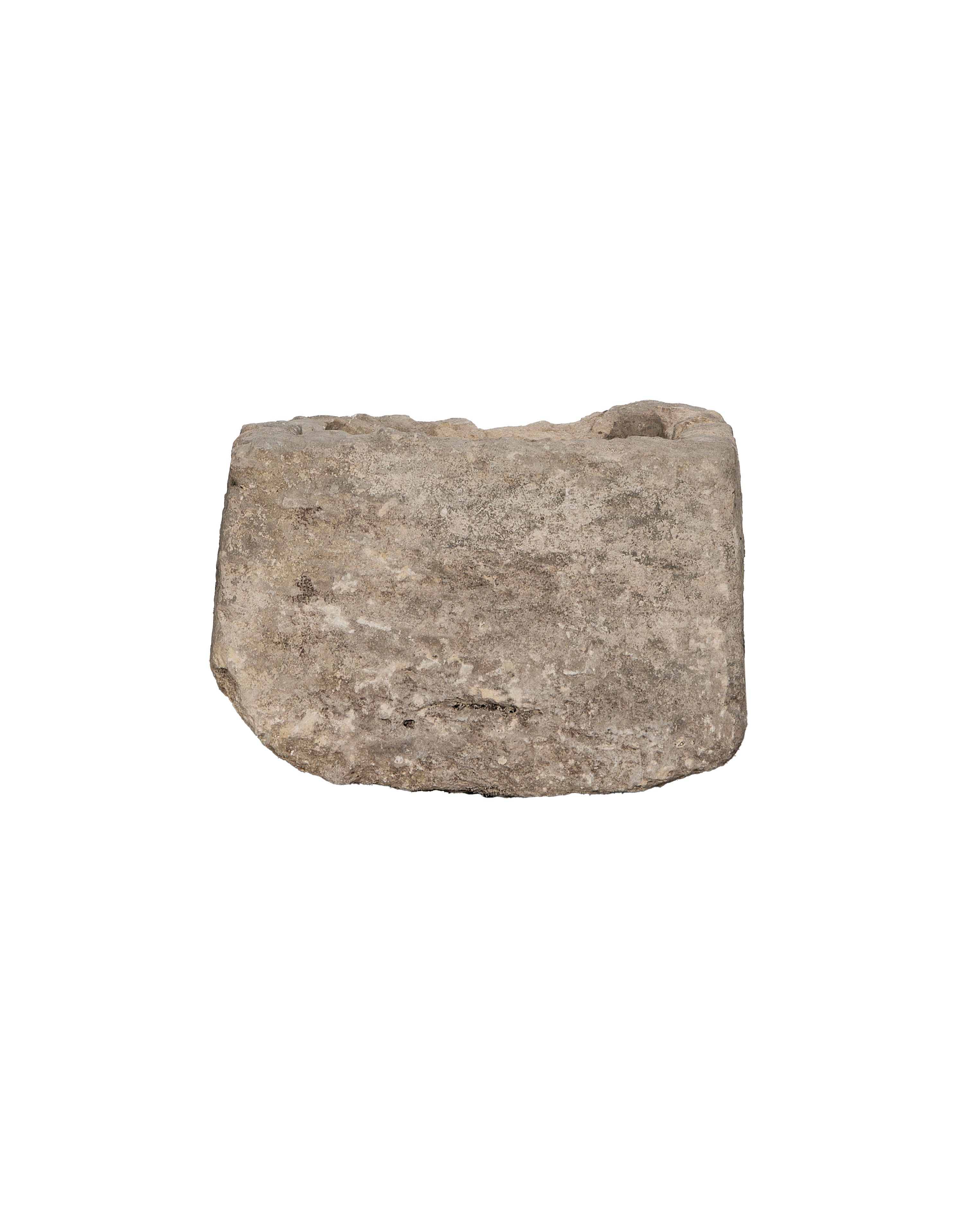 Limestone Trough - Rectangle detail view
