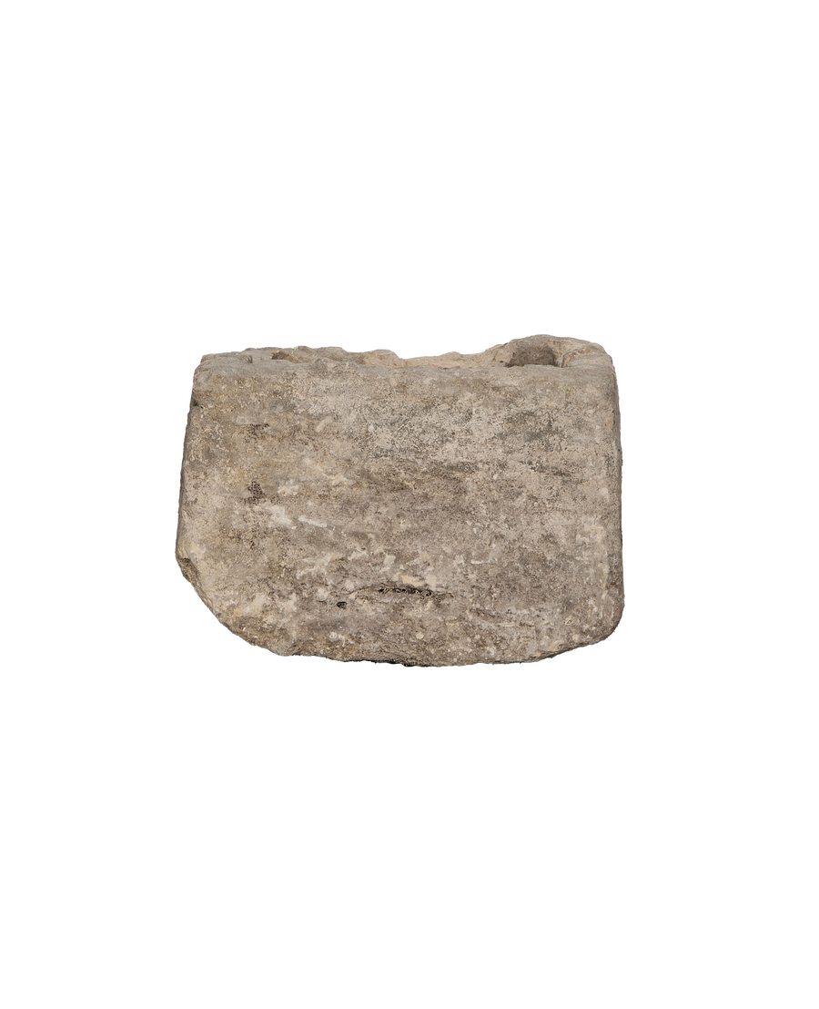 Limestone Trough - Rectangle detail view
