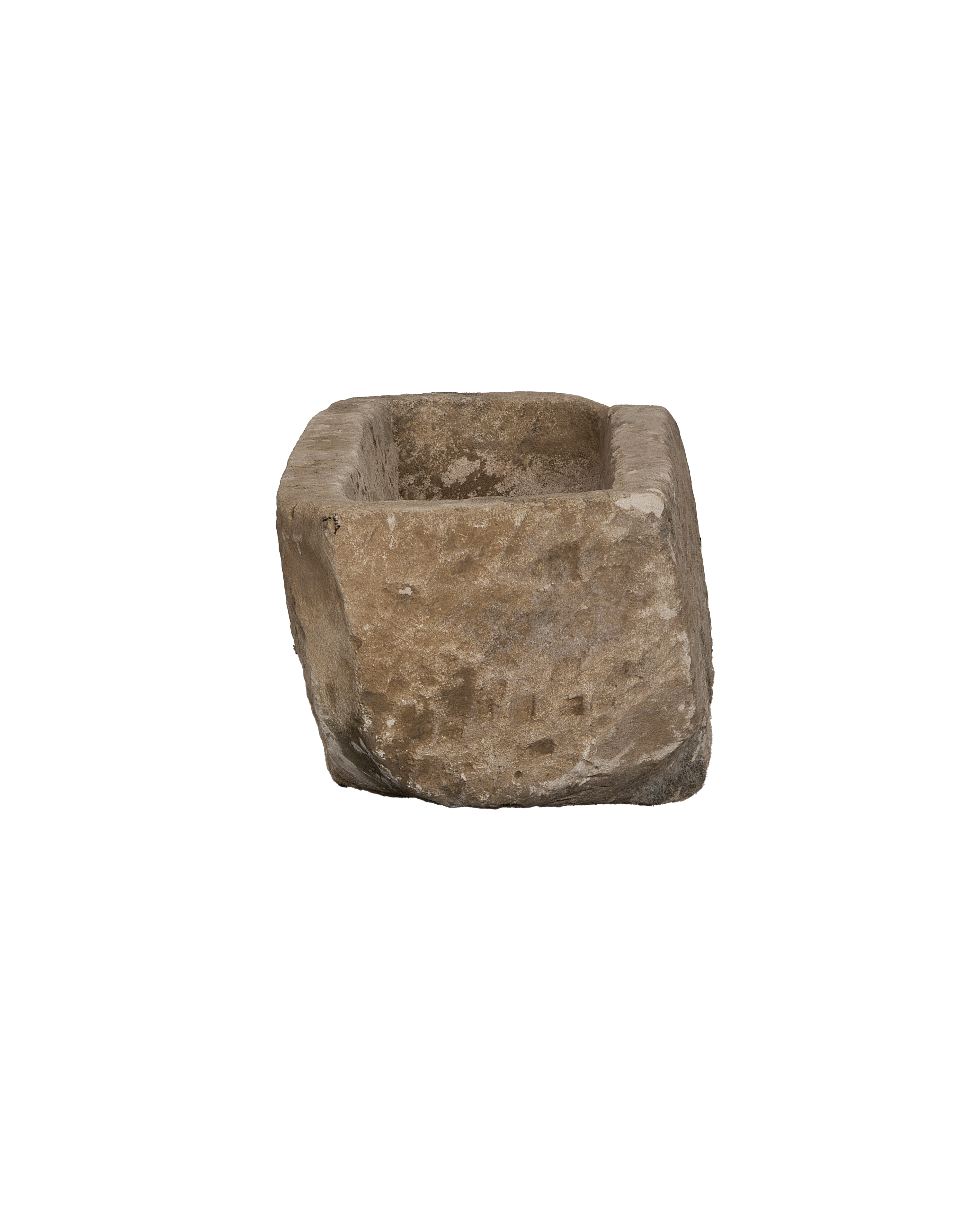 Limestone Trough - Rectangle detail view