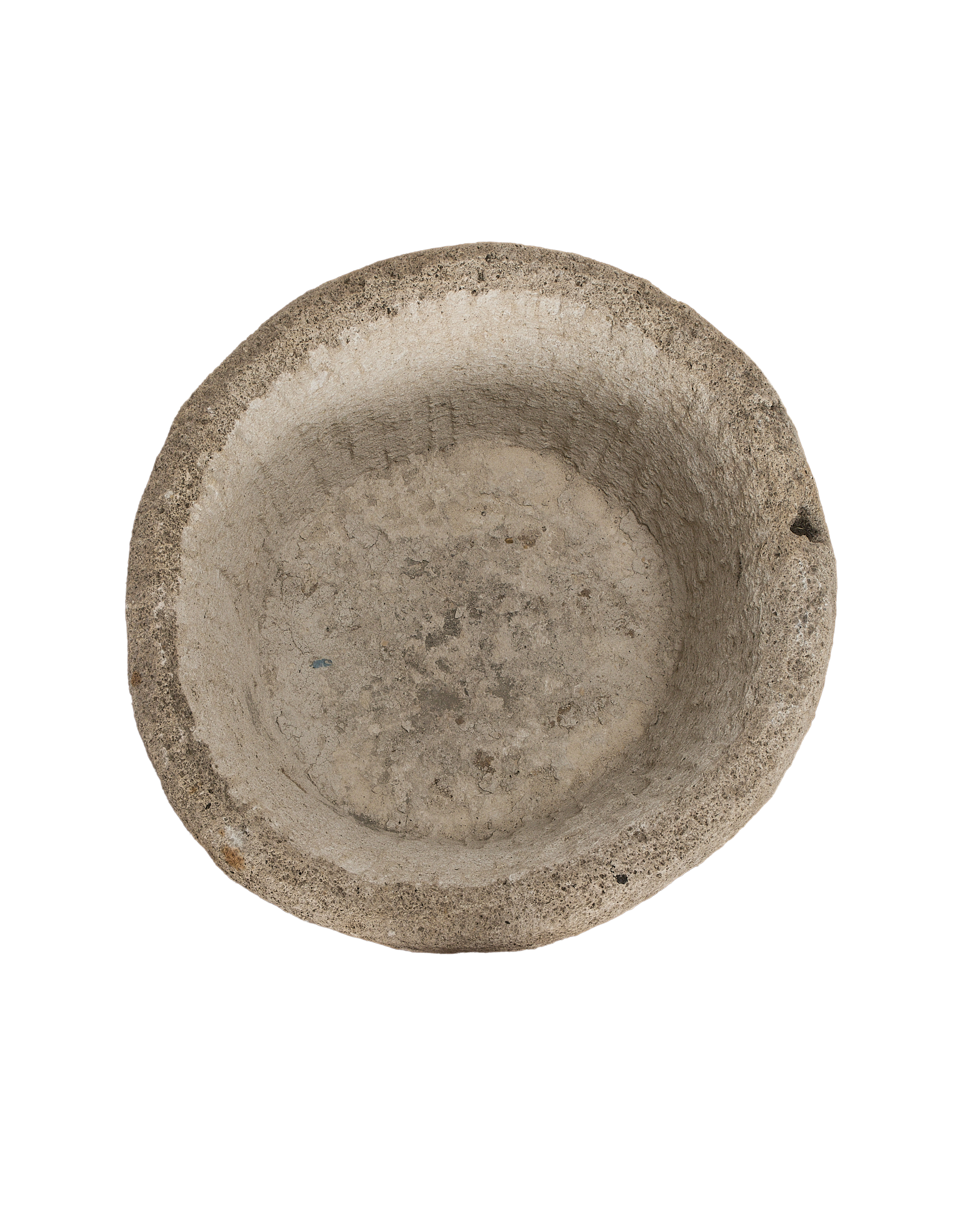 Vintage Indonesian round limestone