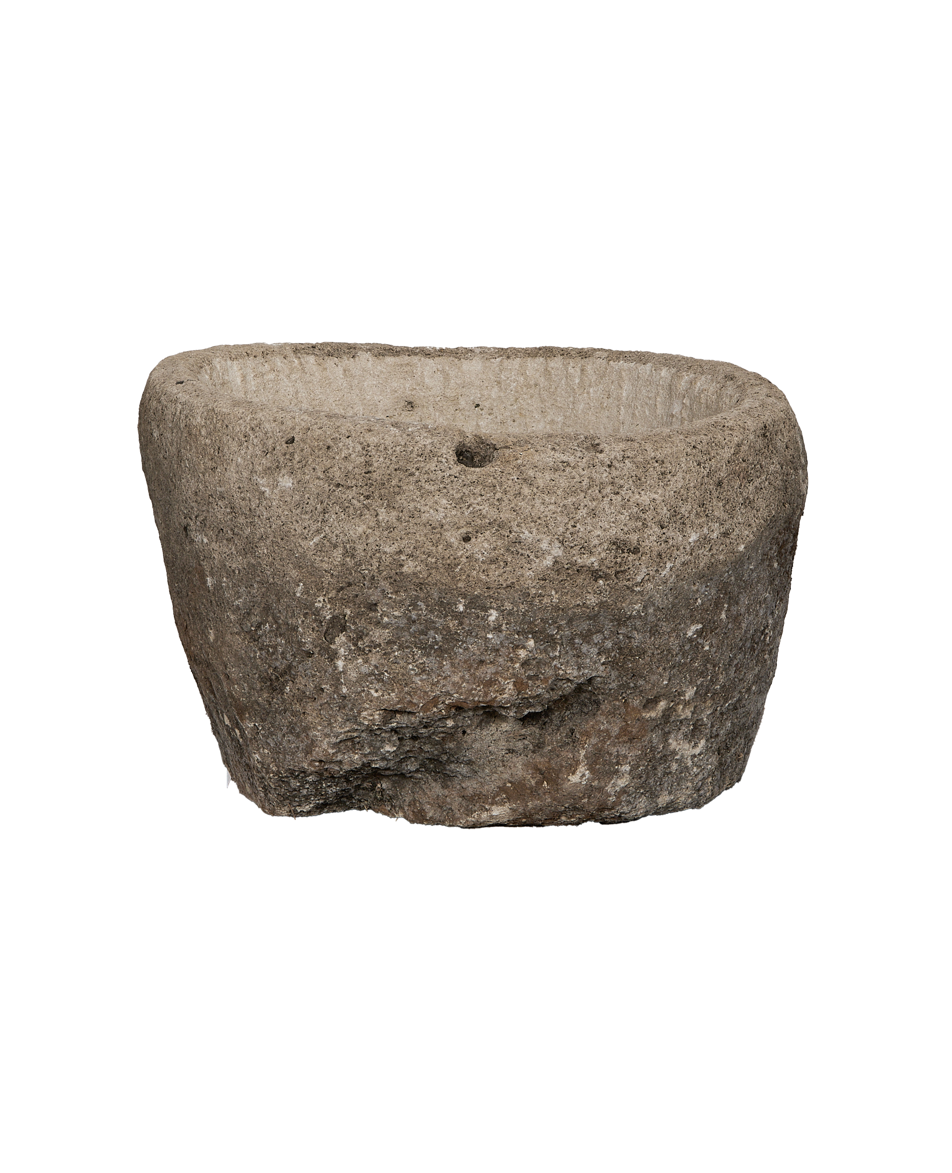 Vintage round limestone