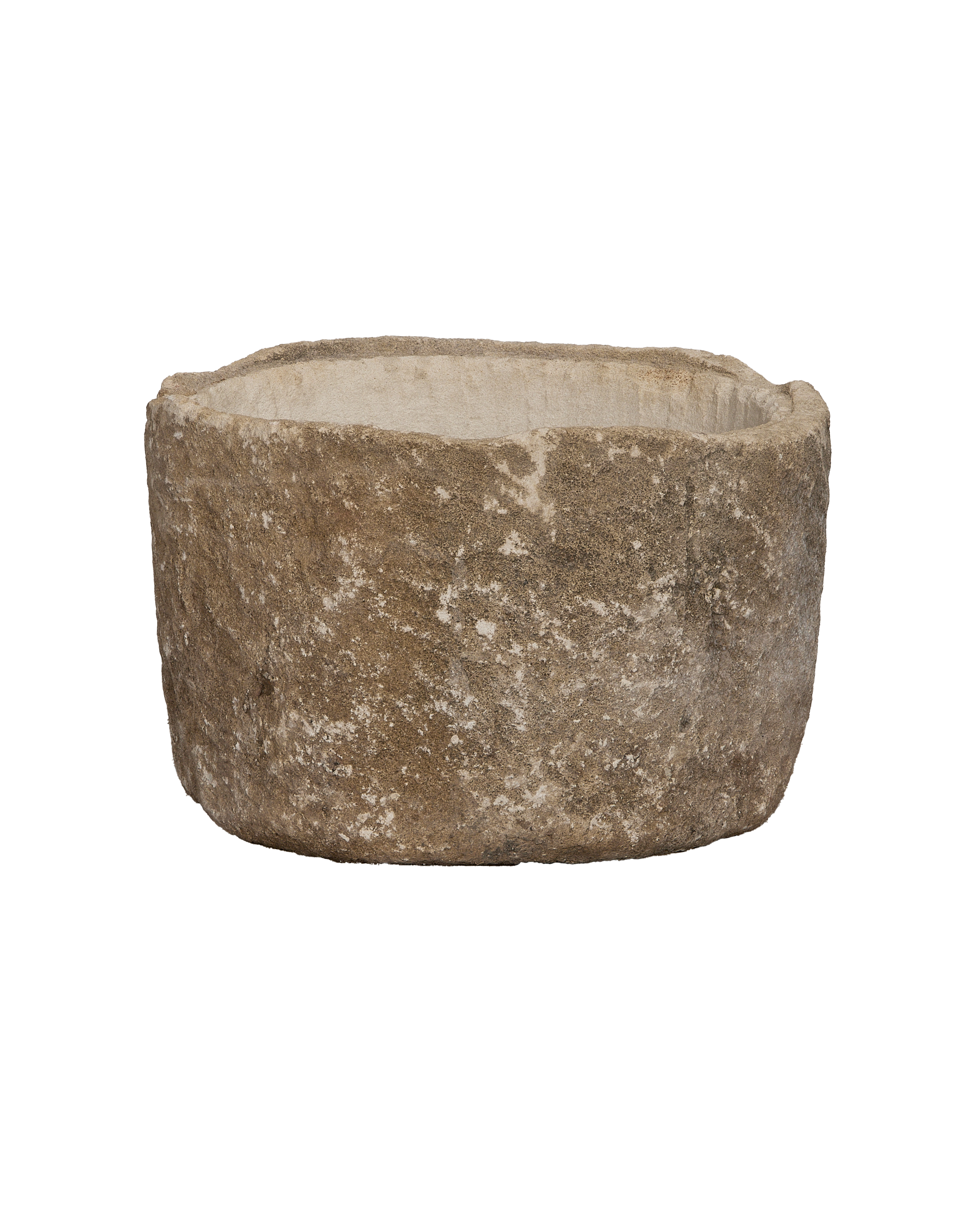 Vintage round limestone