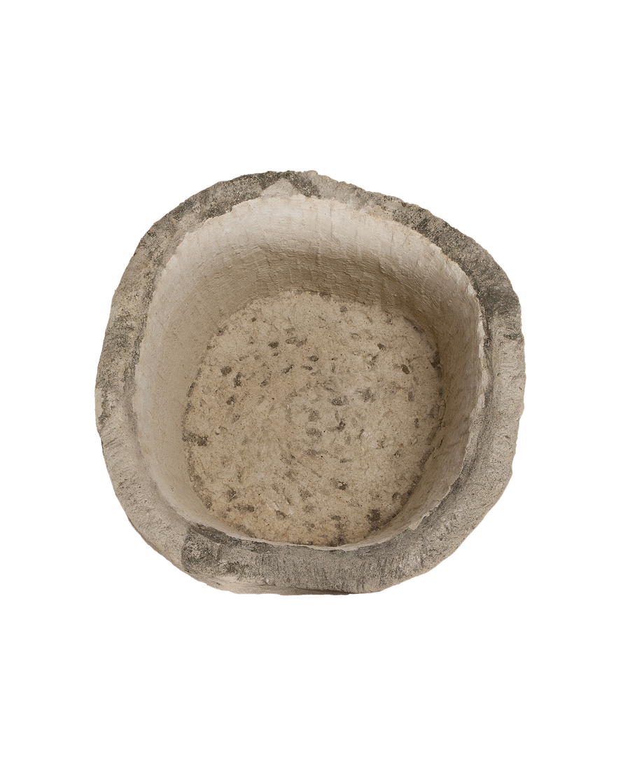 Vintage round limestone
