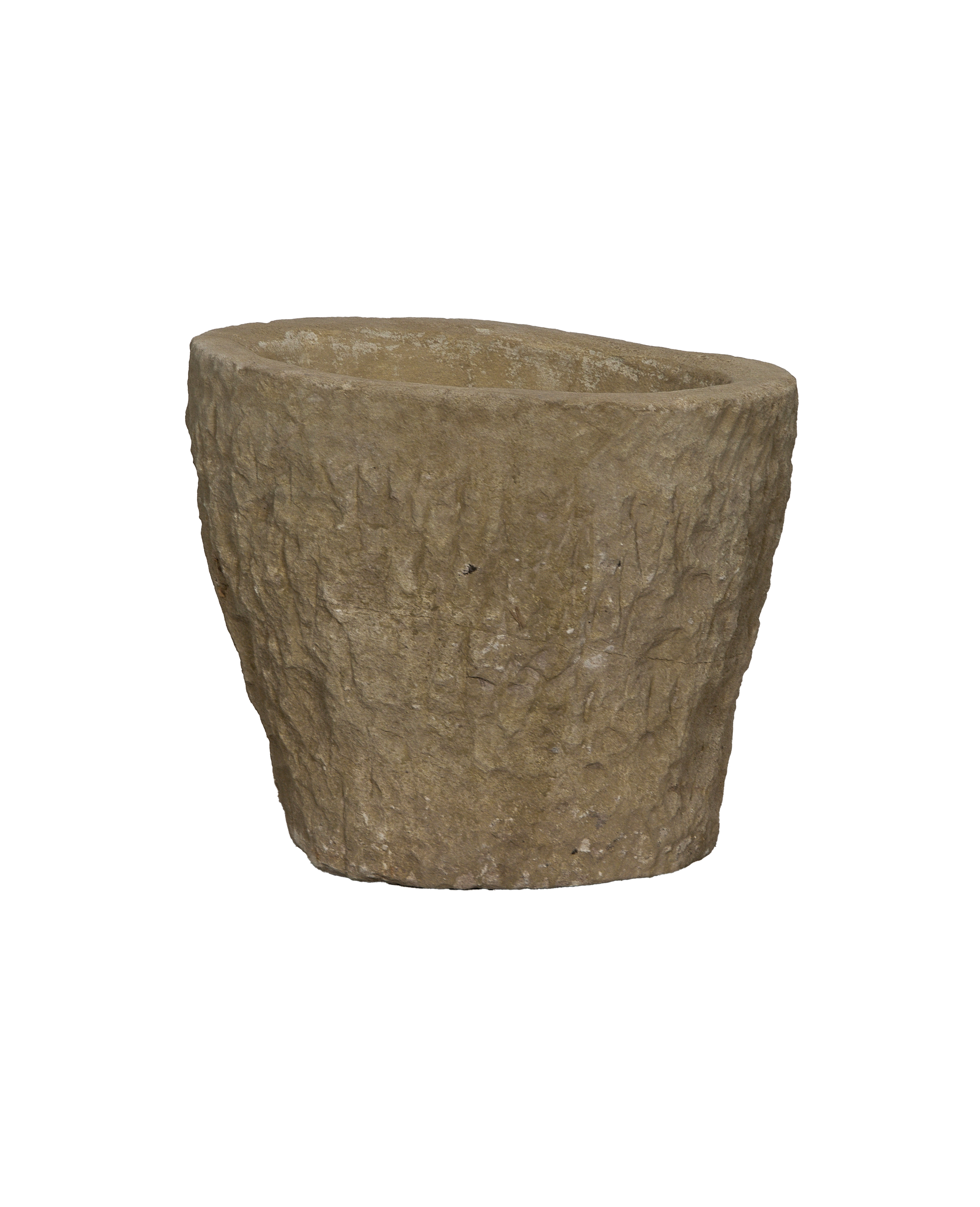 Vintage round limestone