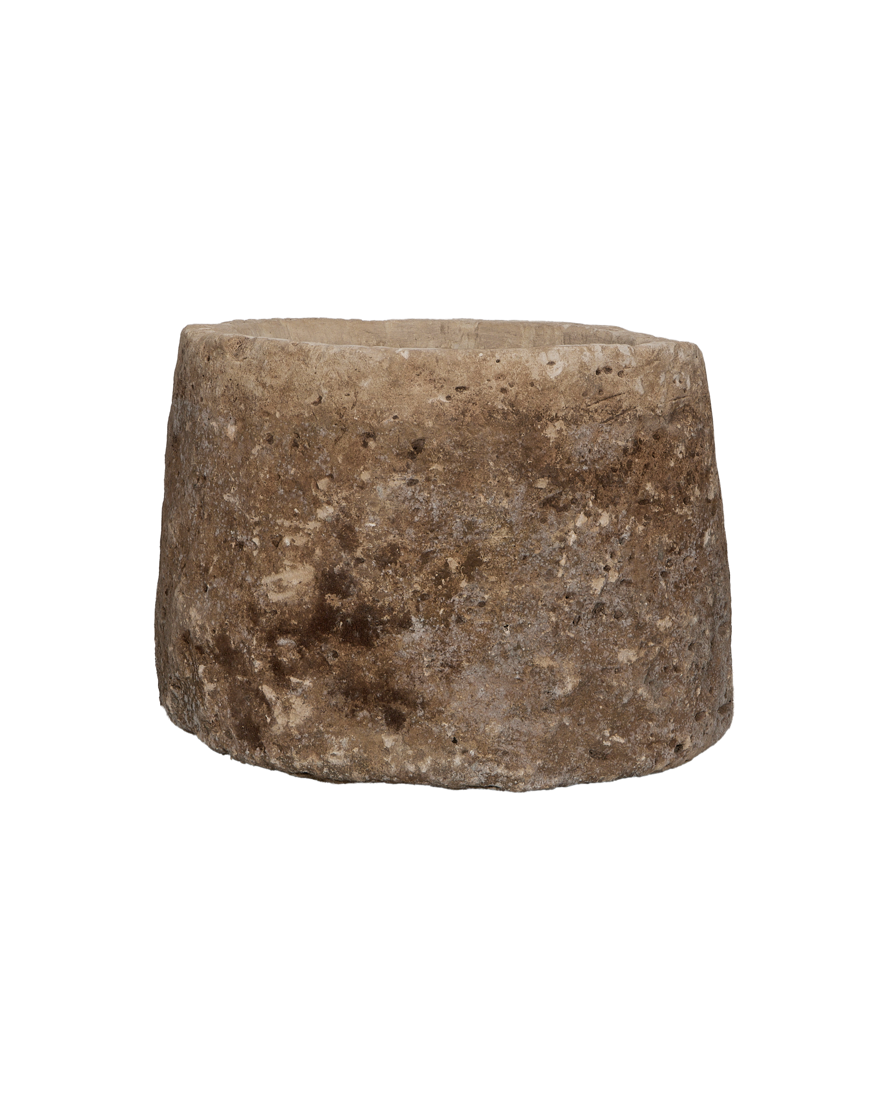 Vintage round limestone