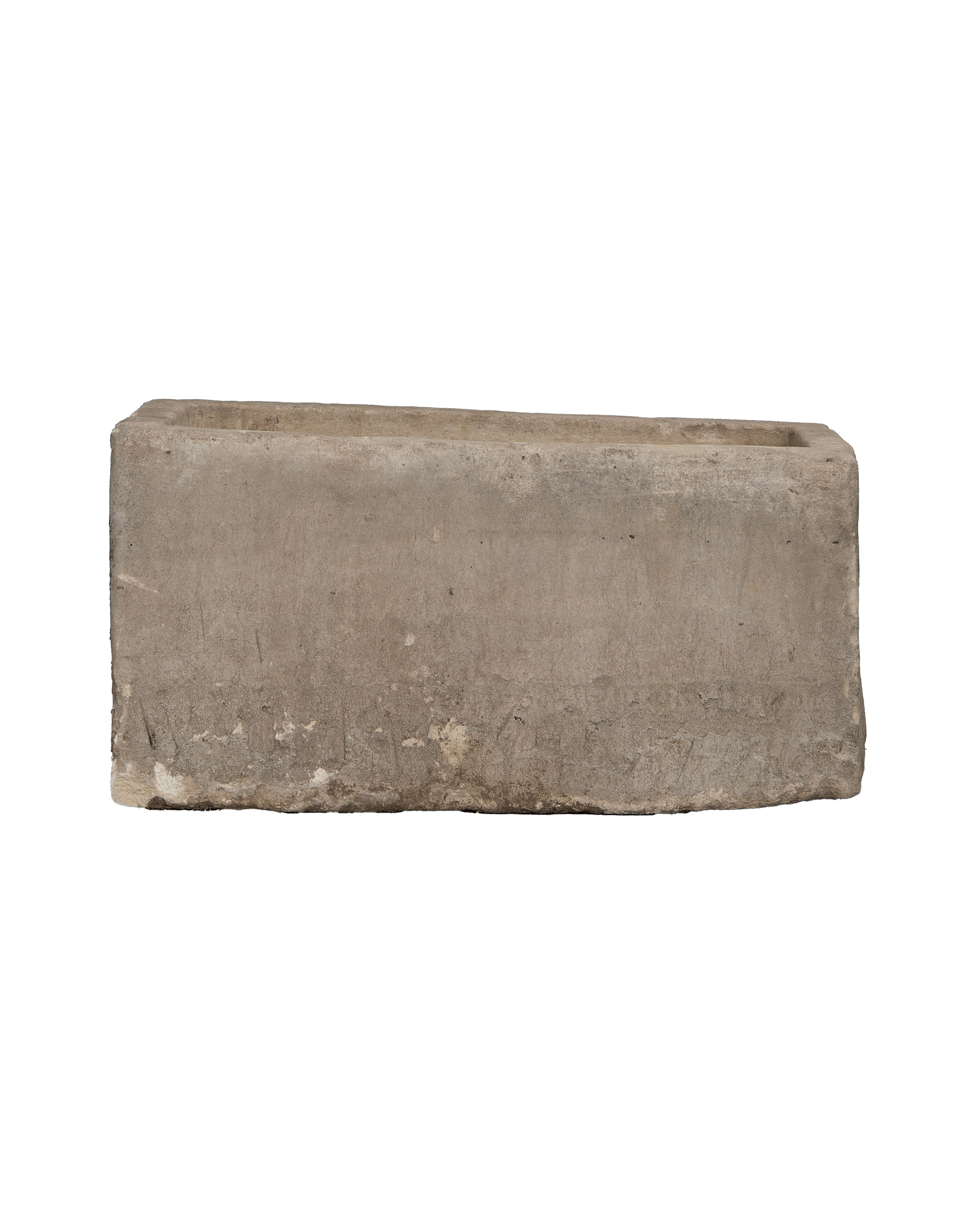 Limestone Trough - Rectangle alternate angle
