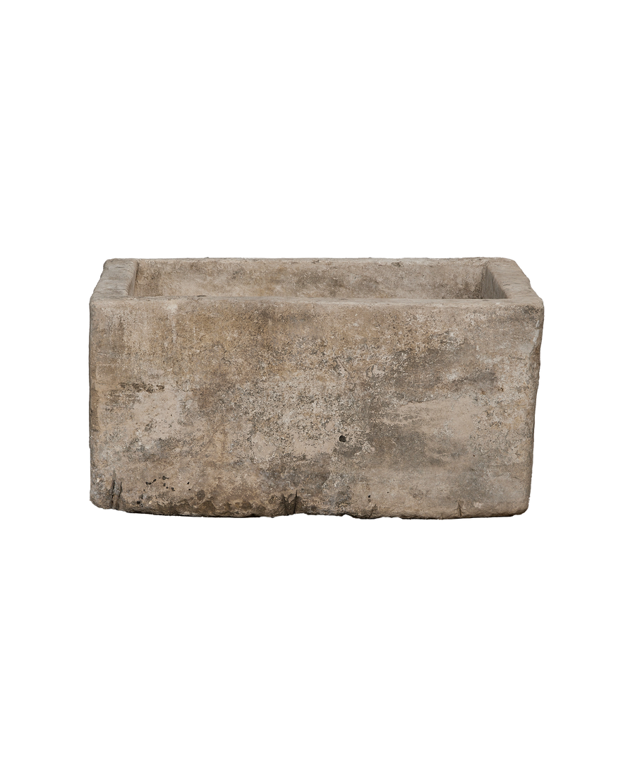 Vintage Indonesian limestone trough