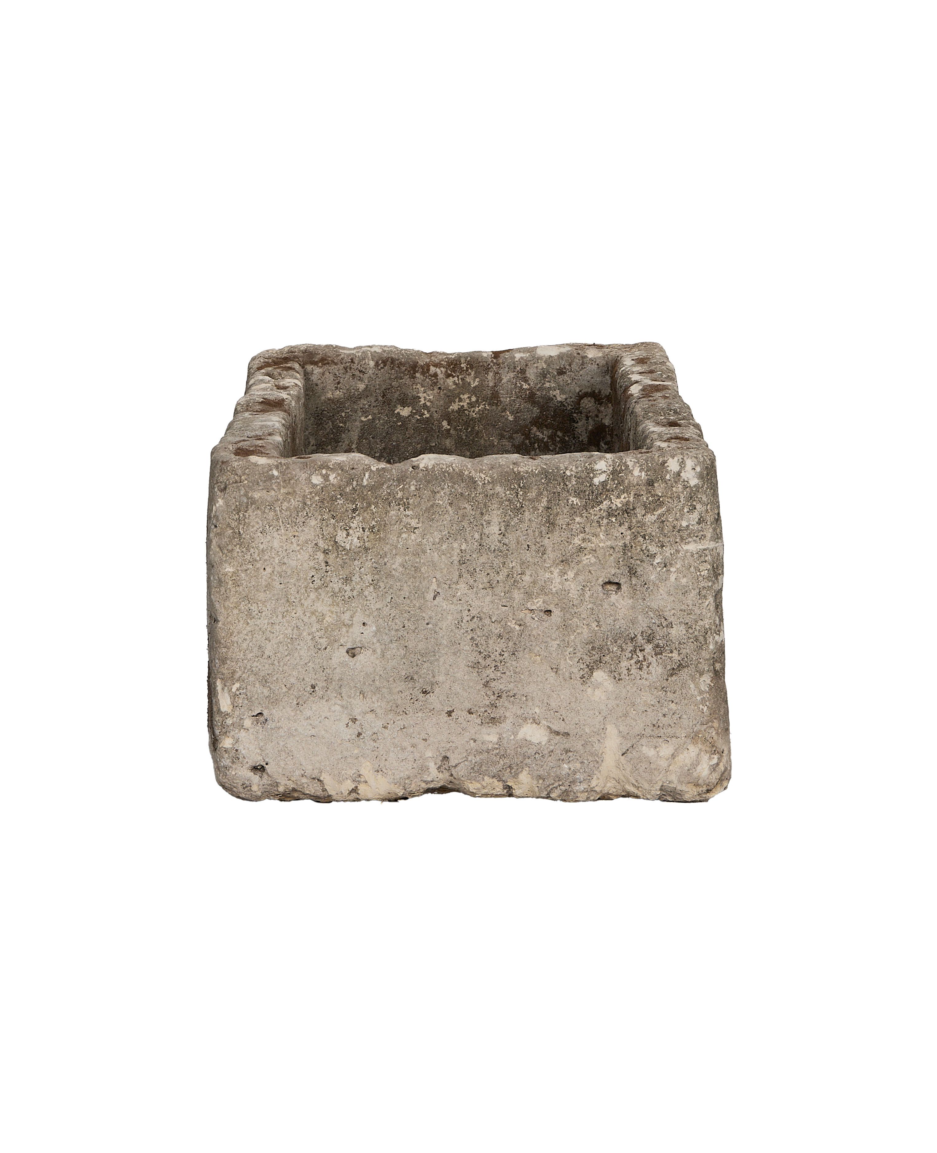 Limestone Trough - Rectangle close-up