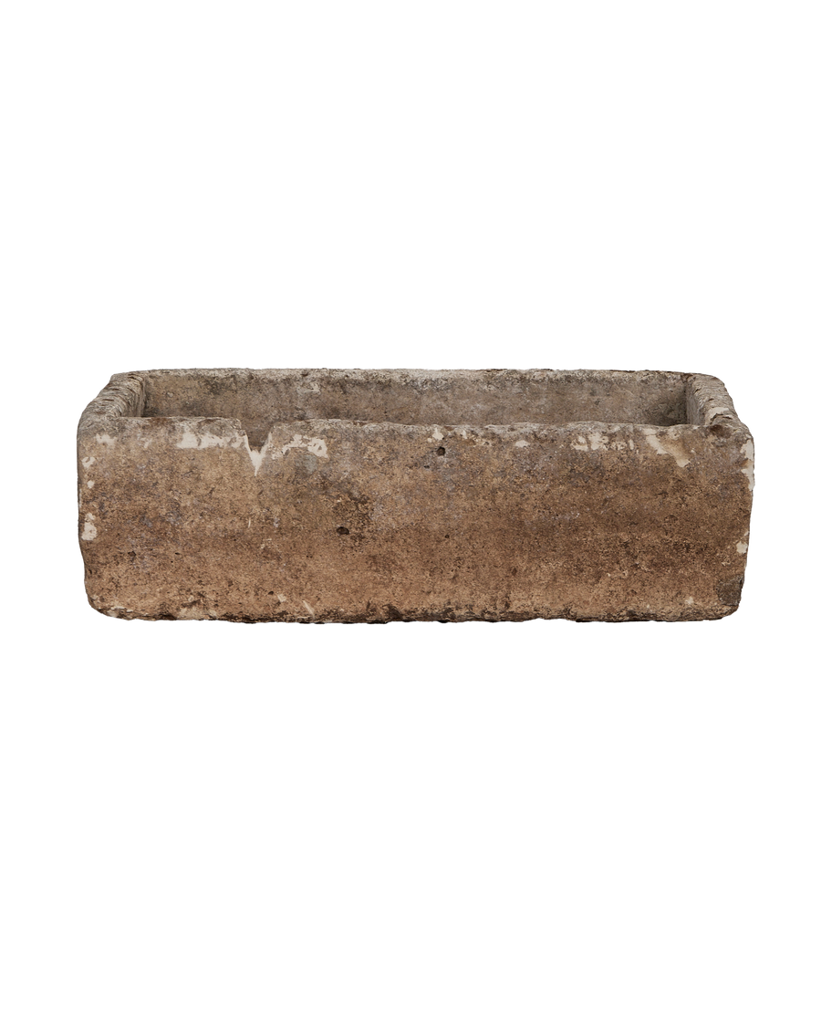 Limestone Trough - Rectangle alternate angle