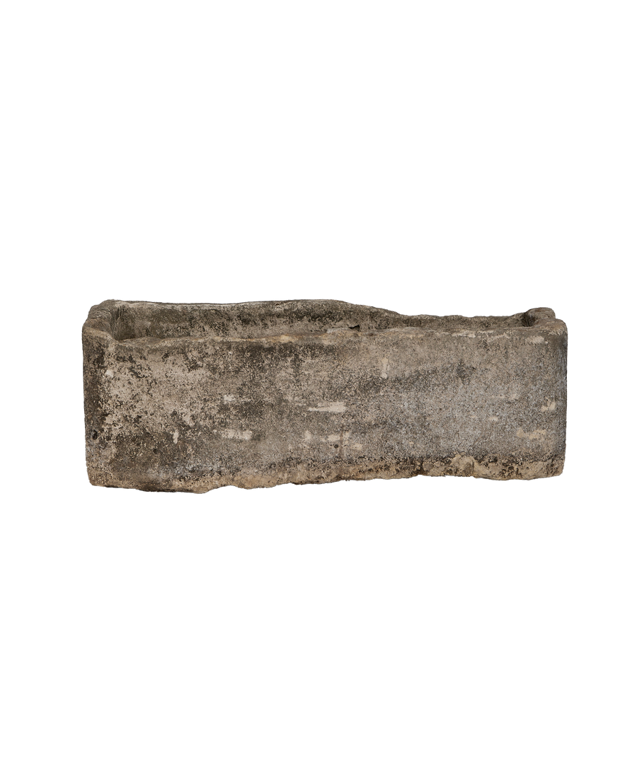 Limestone Trough - Rectangle alternate angle
