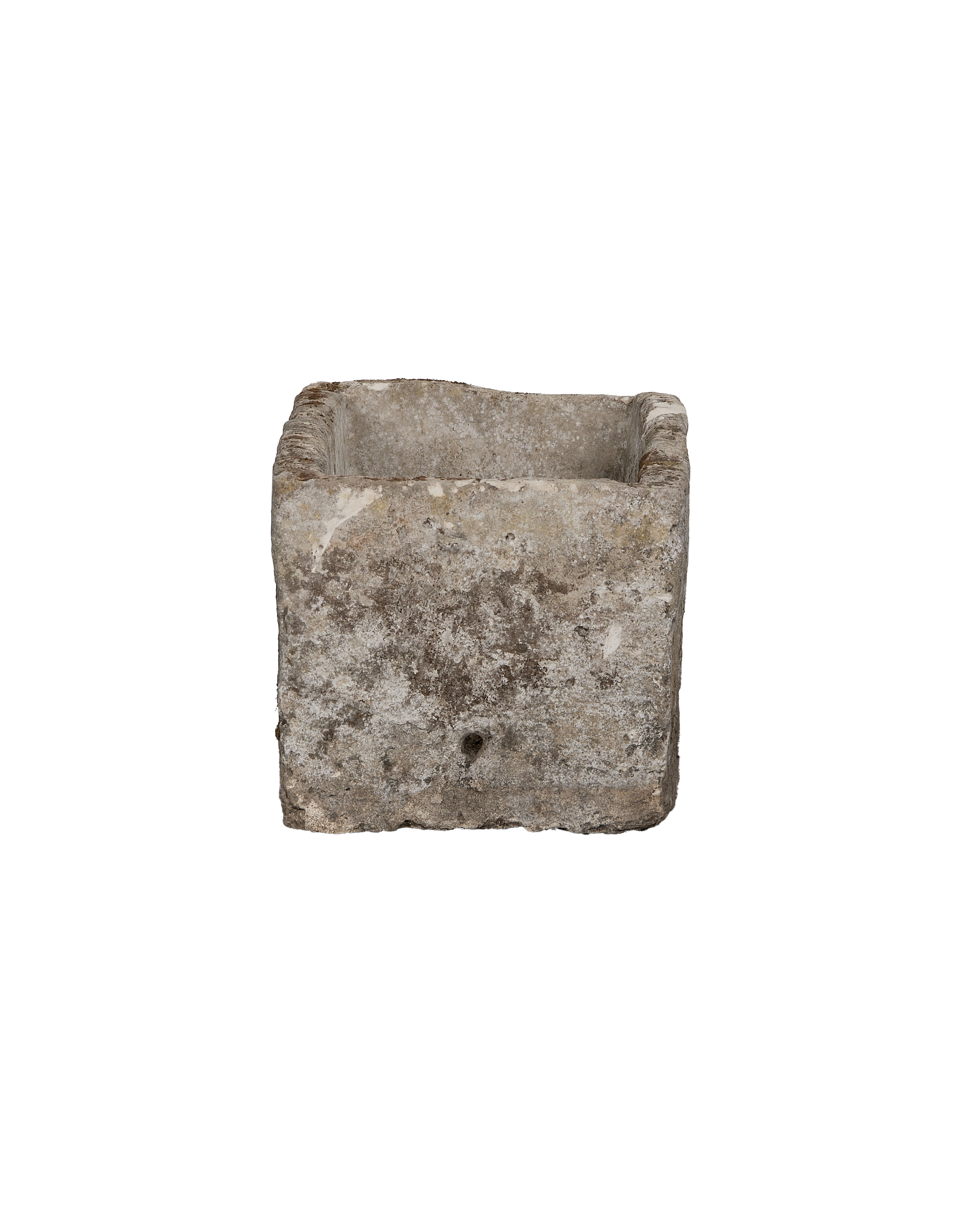 Limestone Trough - Rectangle close-up
