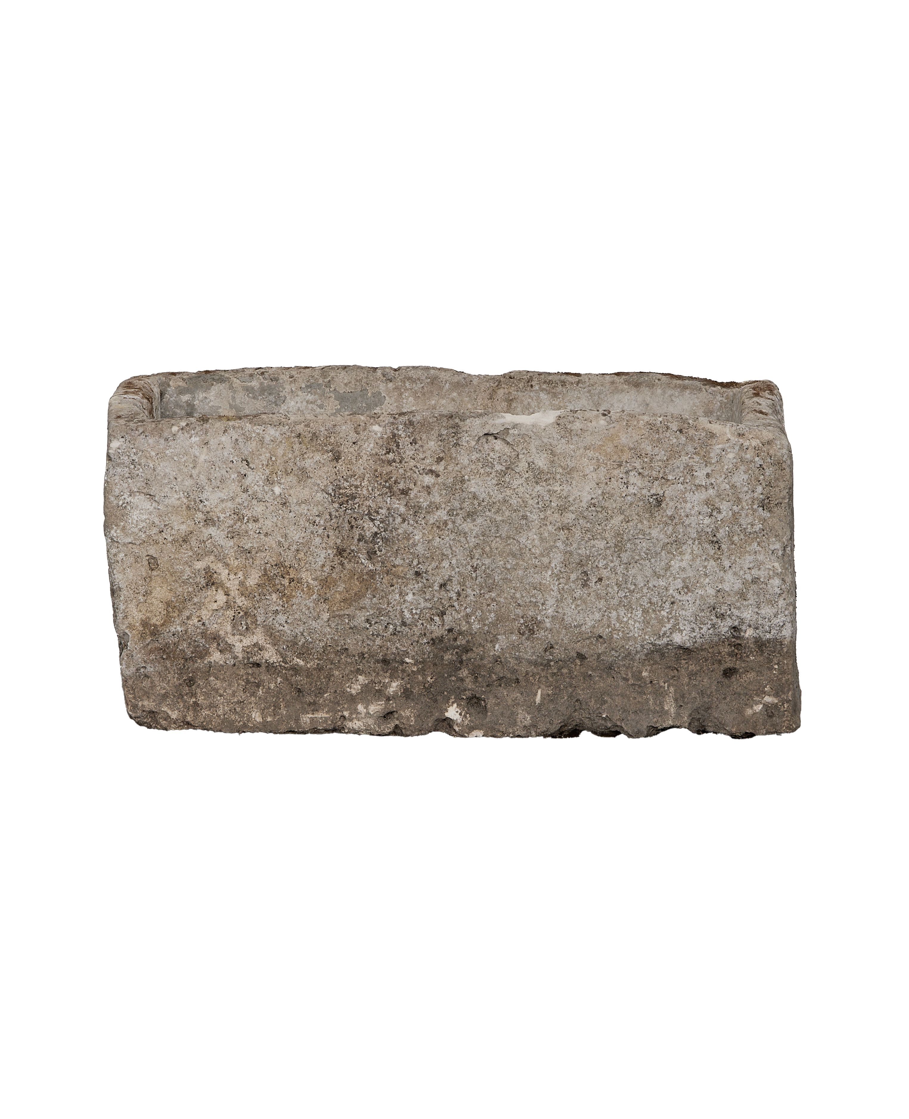 Limestone Trough - Rectangle - oak - from Indonesia - vintage