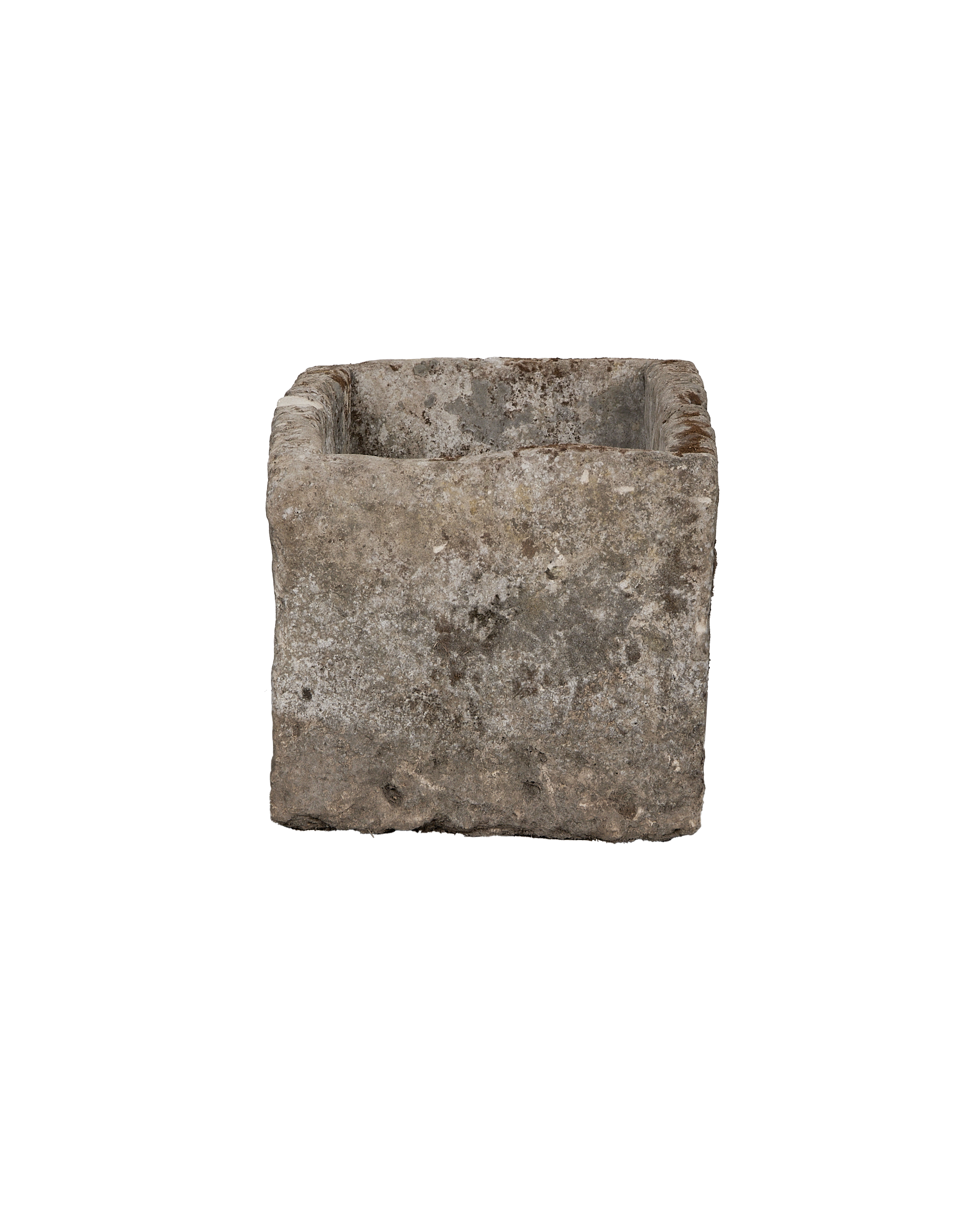 Limestone Trough - Rectangle detail view