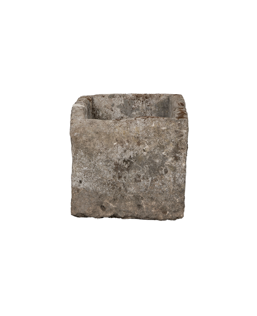 Limestone Trough - Rectangle detail view