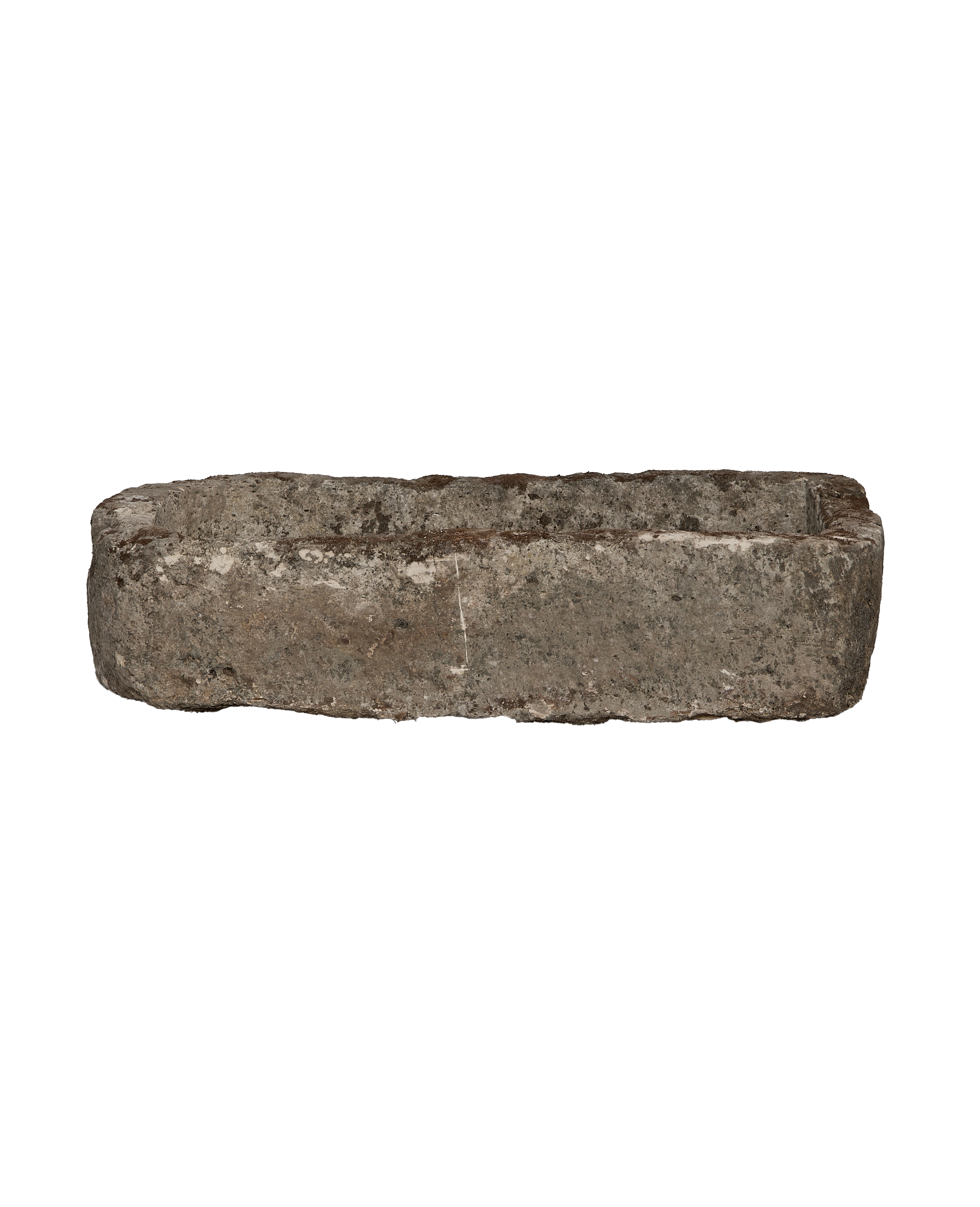 Limestone Trough - Rectangle - oak - from Indonesia - vintage
