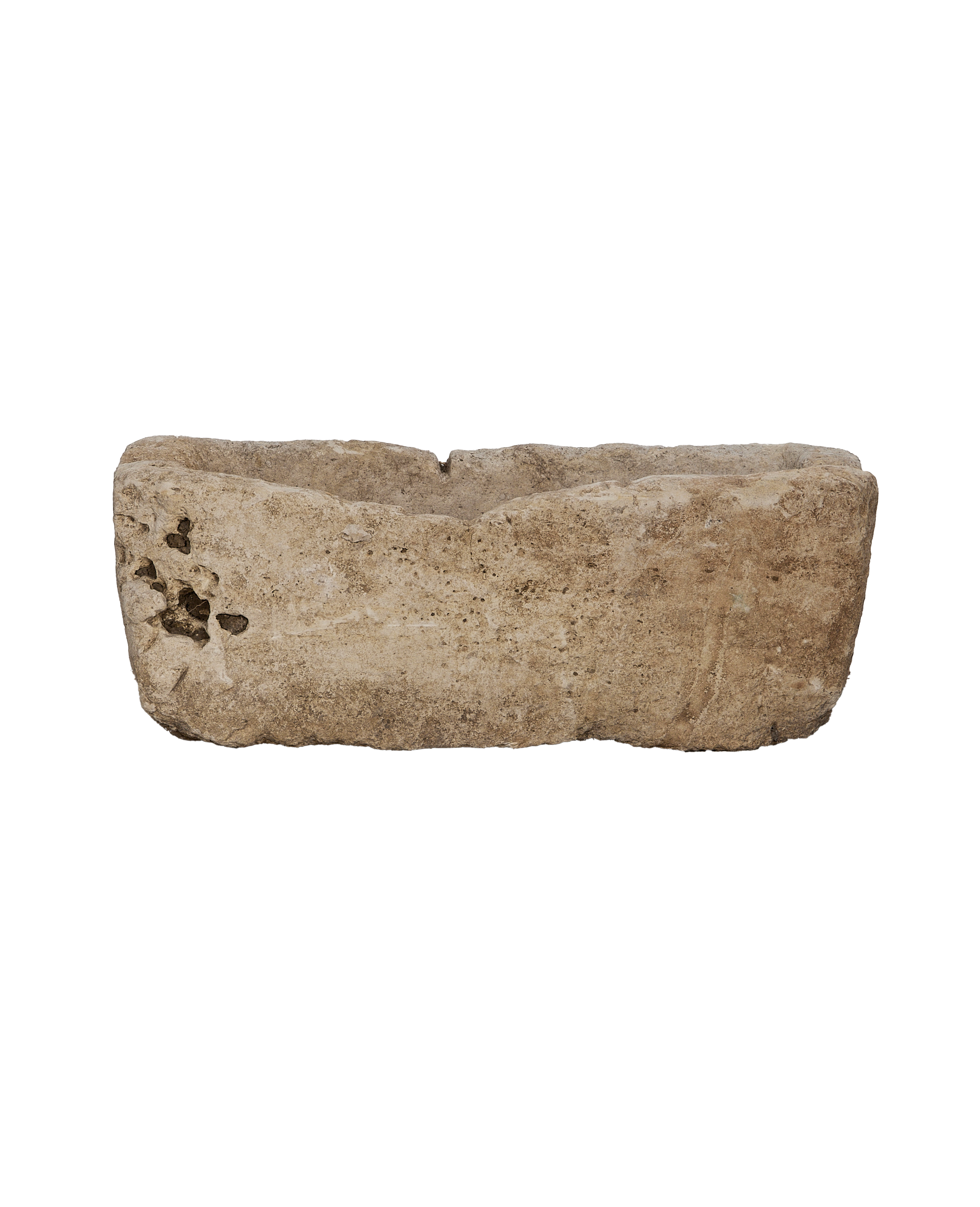 Limestone Trough - Rectangle alternate angle