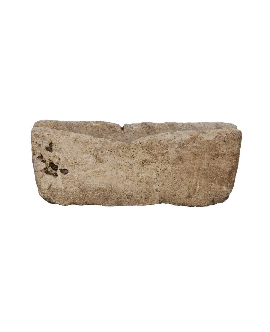 Limestone Trough - Rectangle alternate angle
