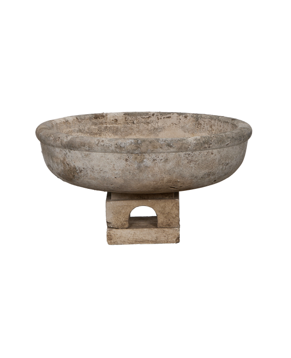 Limestone Bird Bath