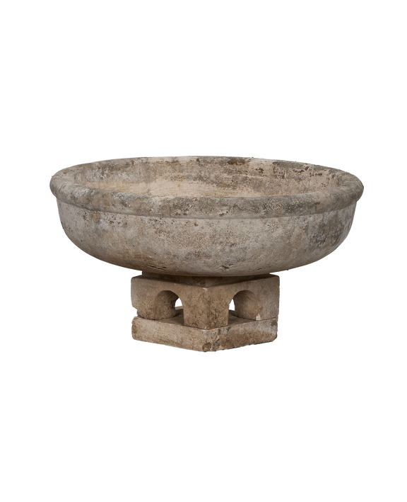Limestone Bird Bath